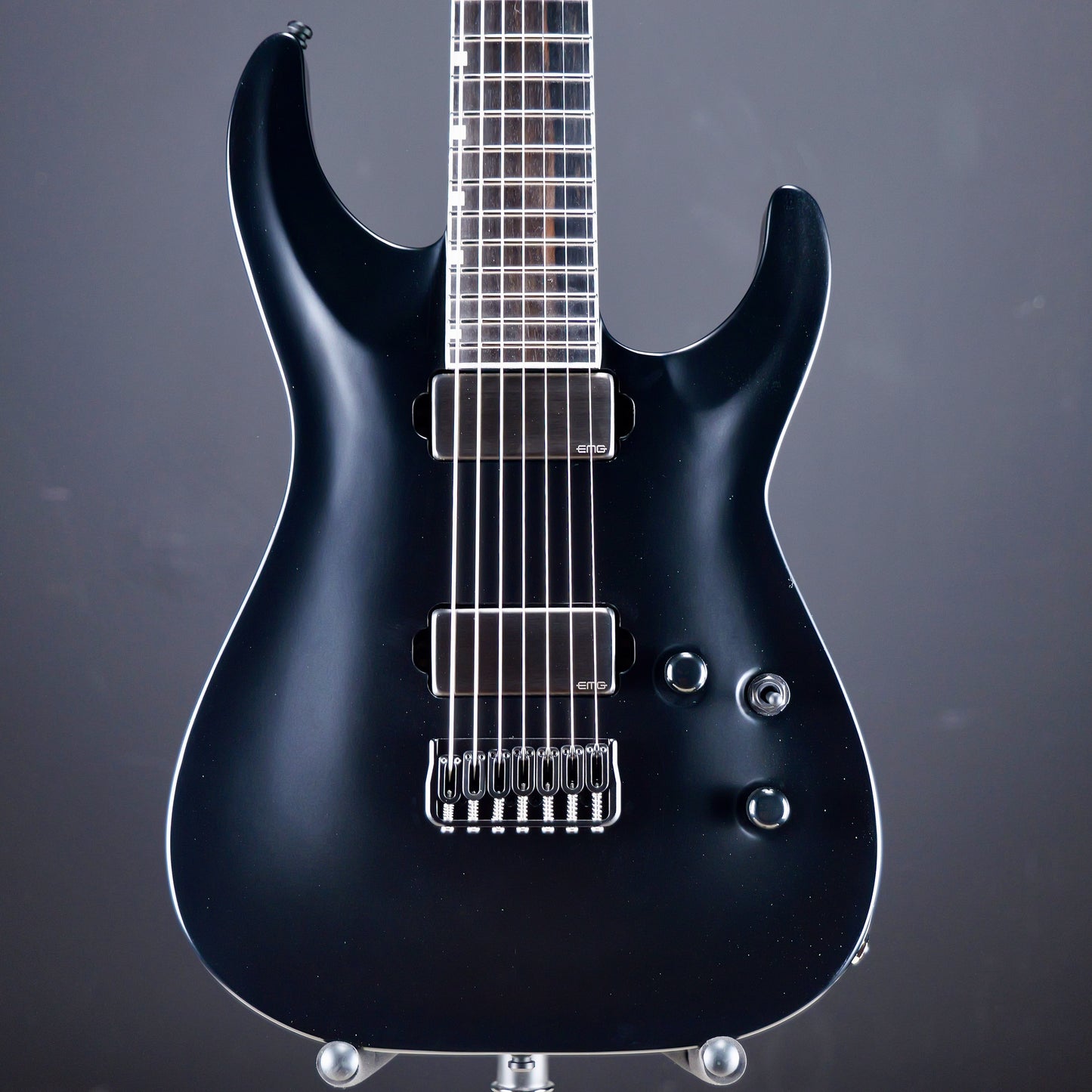 ESP E-II Horizon NT-7B Hipshot Black Satin