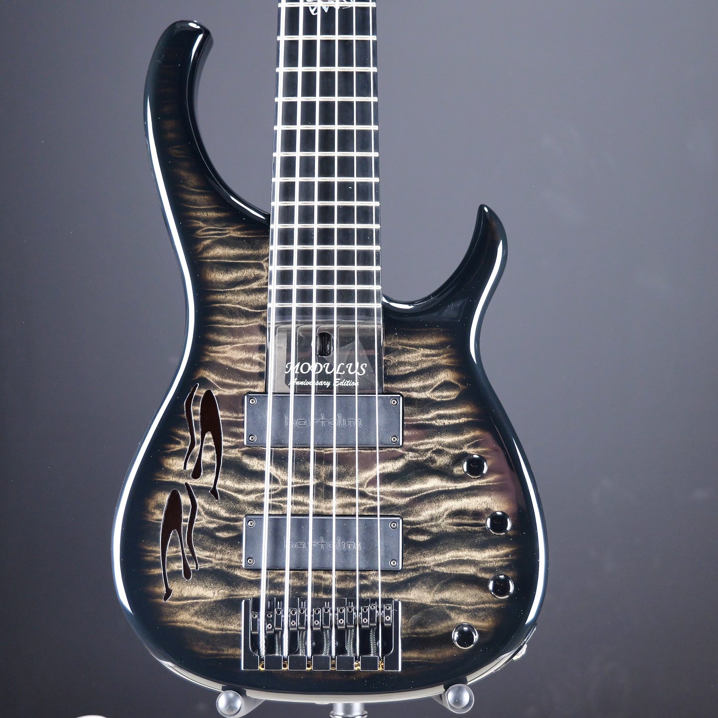 Modulus 25th Anniversary Edition Quantum Semi Hollow 6 String Bass Blackstone