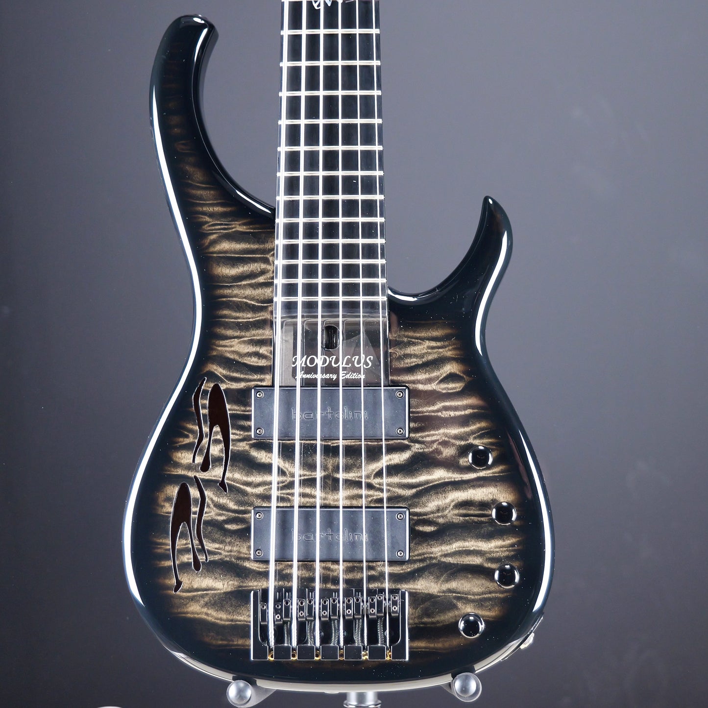 Modulus 25th Anniversary Edition Quantum Semi Hollow 6 String Bass Blackstone