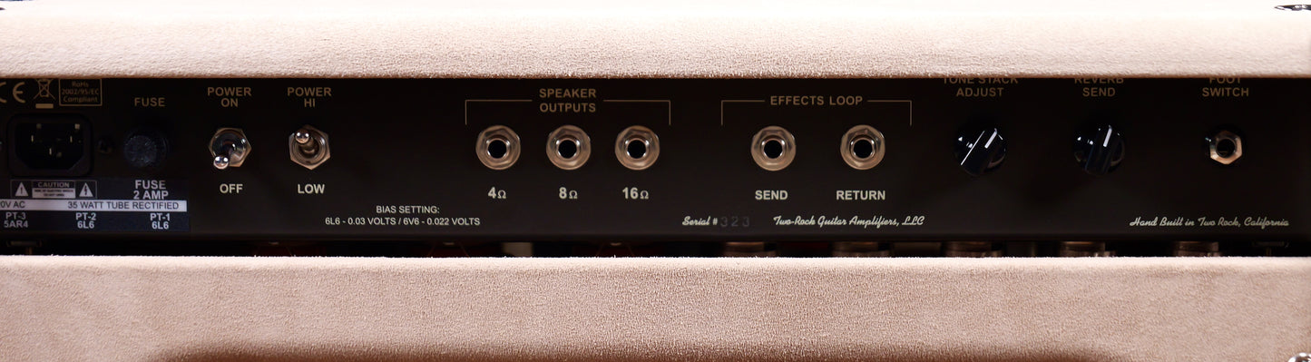 Two-Rock Vintage Deluxe 35 Watt Head Dogwood Suede