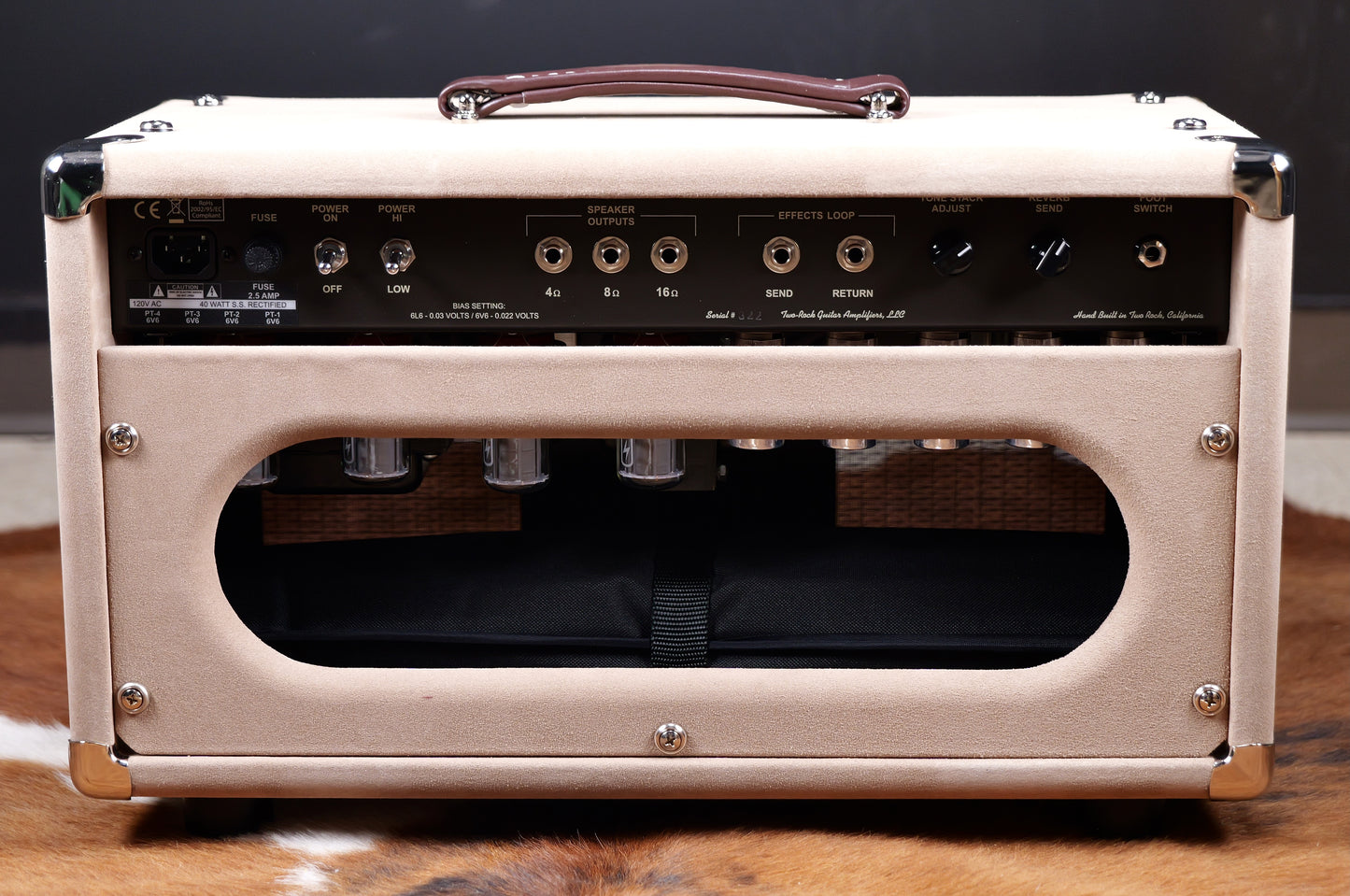 Two-Rock Vintage Deluxe 40 Watt Head Dogwood Suede