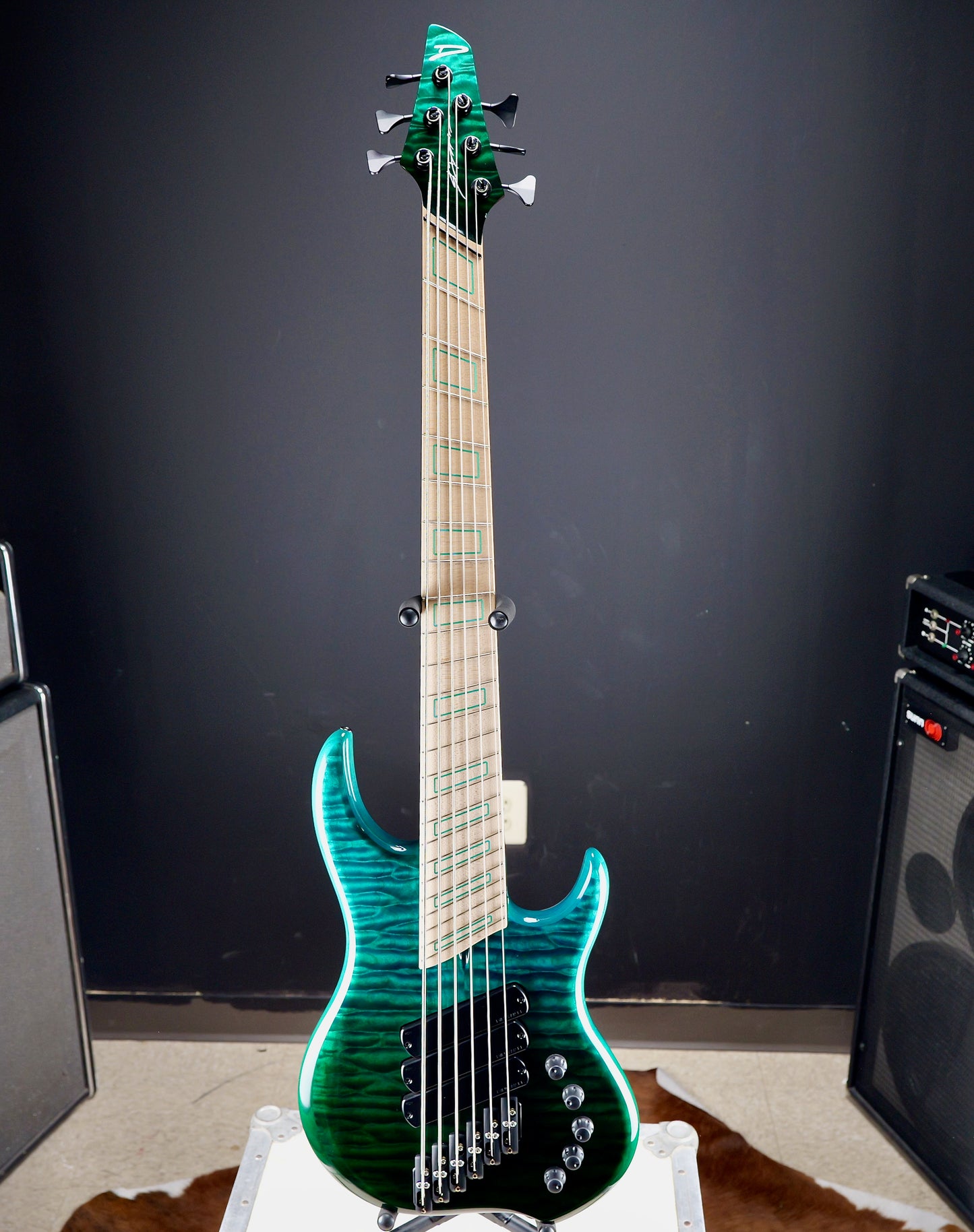 Dingwall Z3 6 String Green to Turquoise Fade