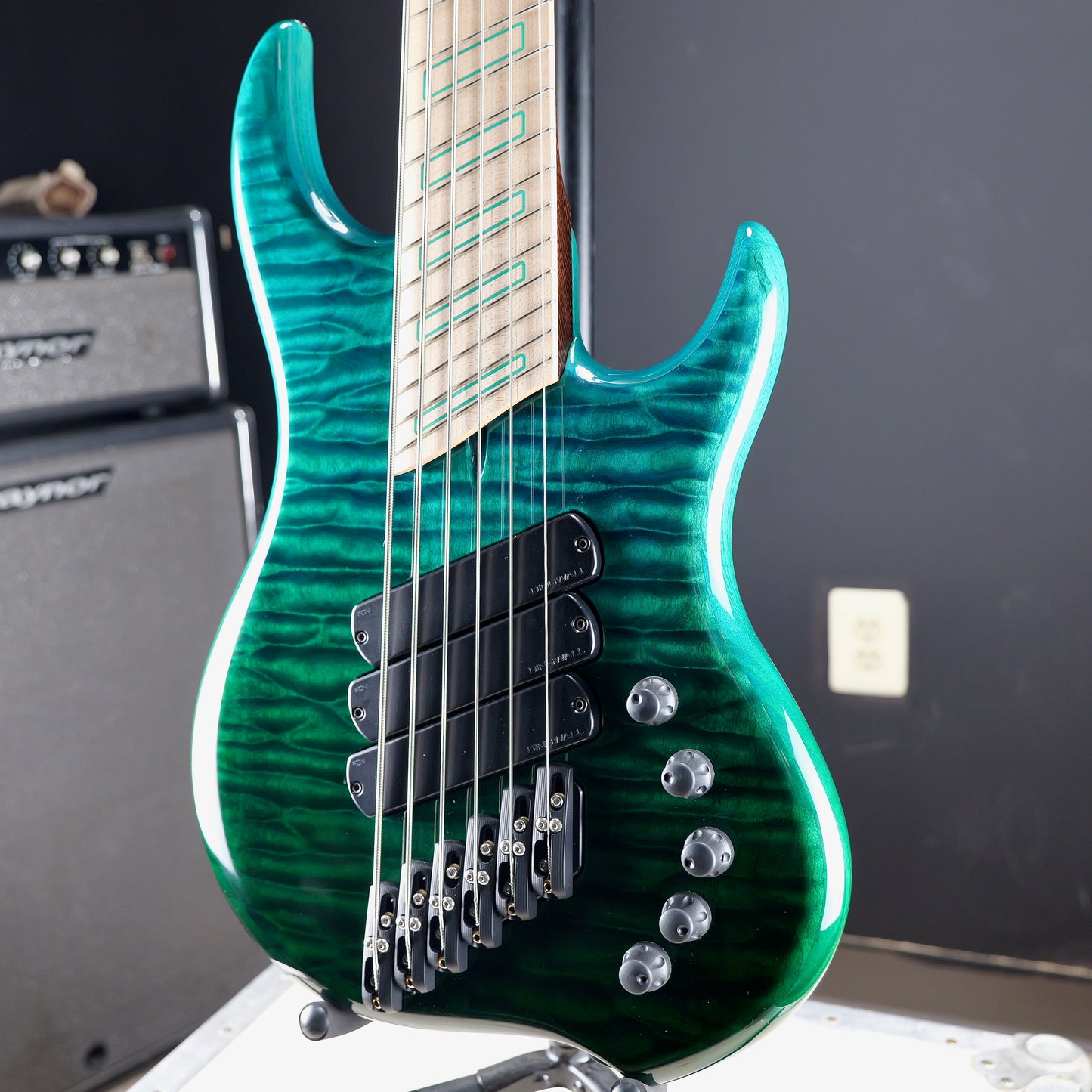 Dingwall Z3 6 String Green to Turquoise Fade