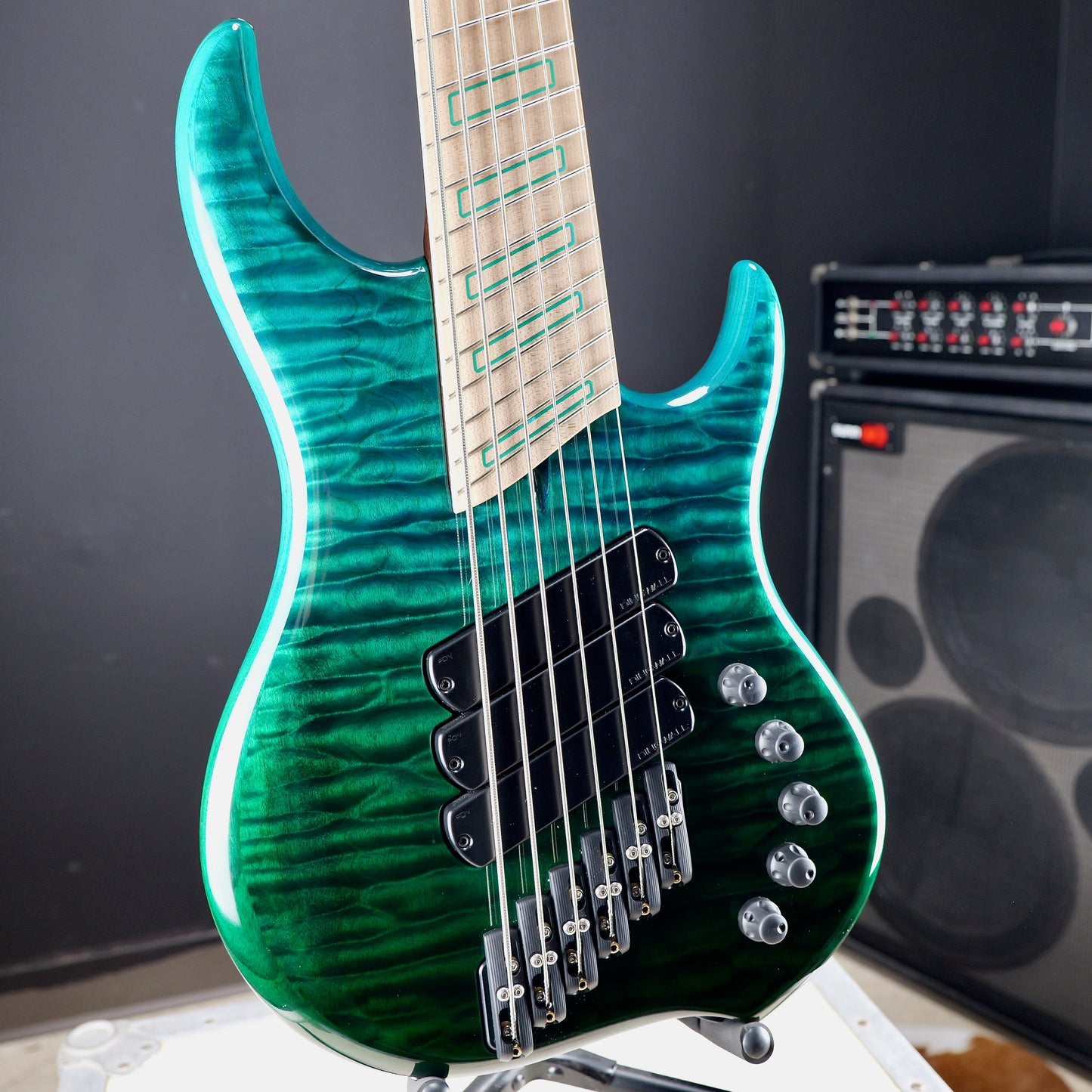 Dingwall Z3 6 String Green to Turquoise Fade