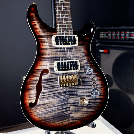 PRS 40th Anniversary Custom 24-08 Semi-Hollow Limited Edition Charcoal Cherry Burst 10 Top