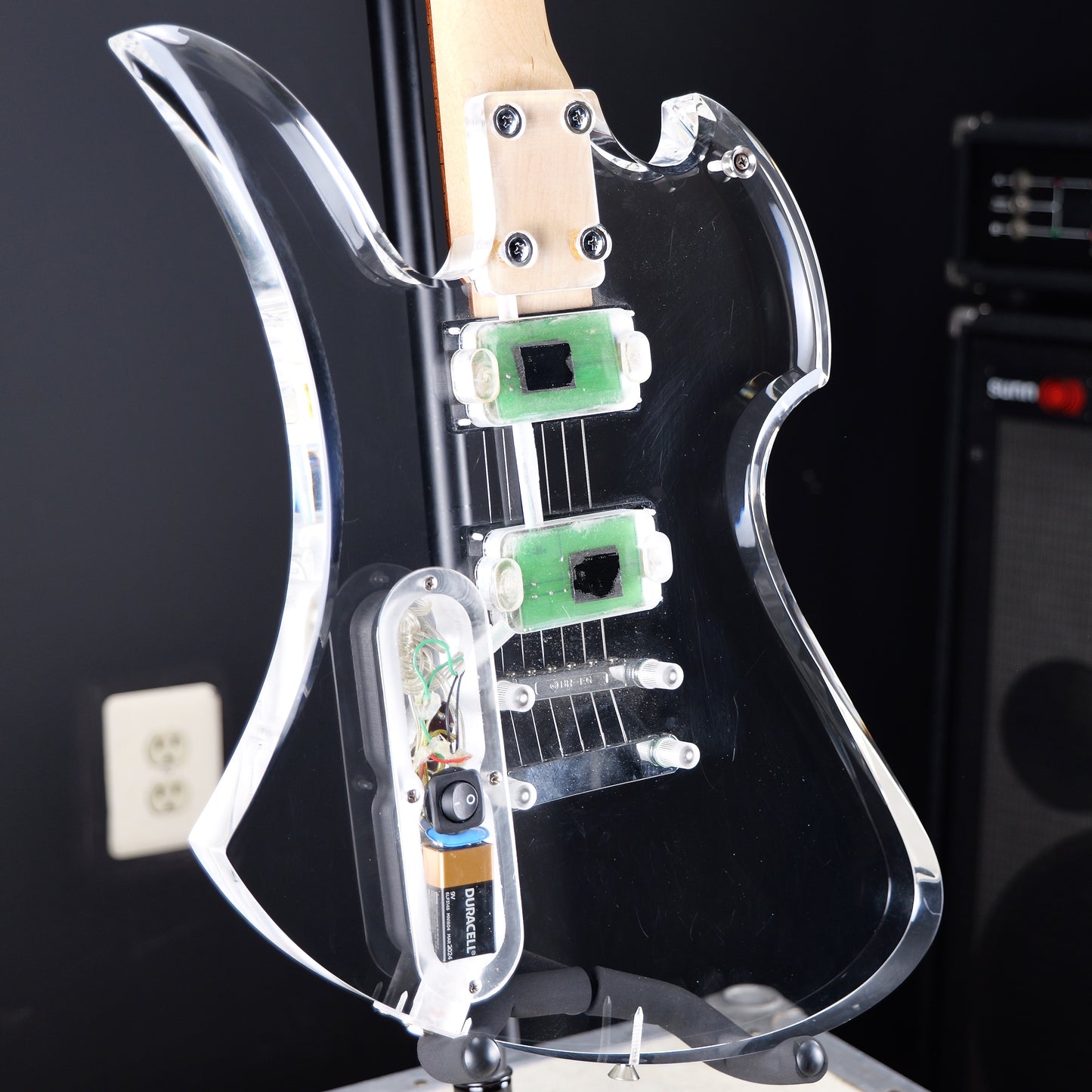 B.C. Rich Mockingbird Acrylic Clear