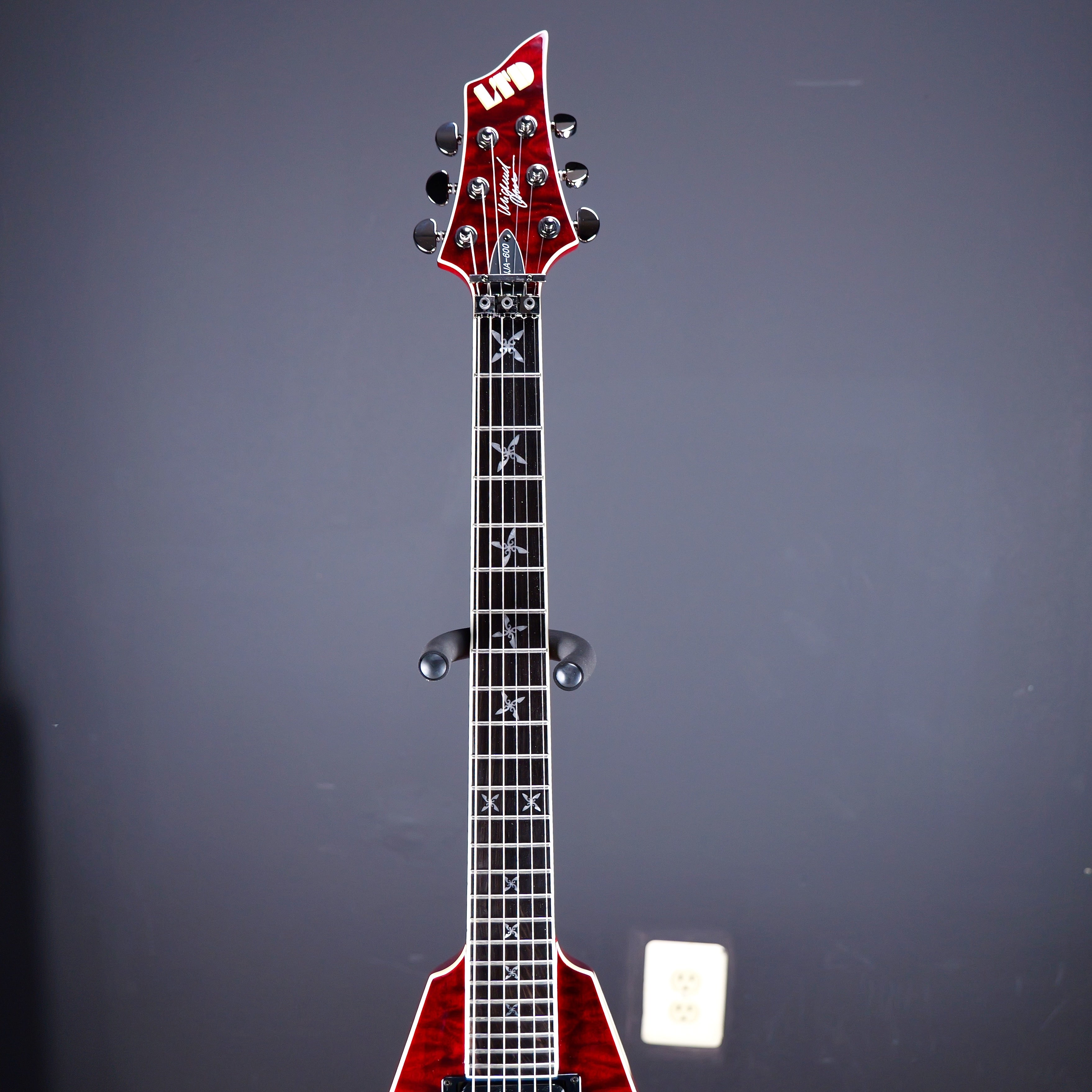 ギター LTD NINJA V ESP LTD Ninja 600 Michael Amott Signature See Thru Red