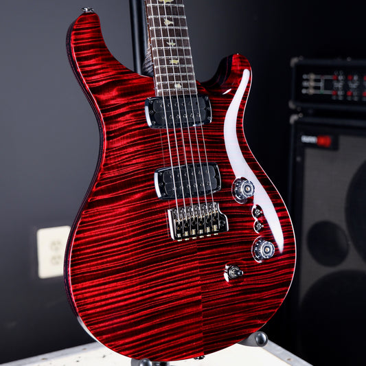 PRS Private Stock Custom 24/08 Blood Red / Black Wash w Matching Grainfill