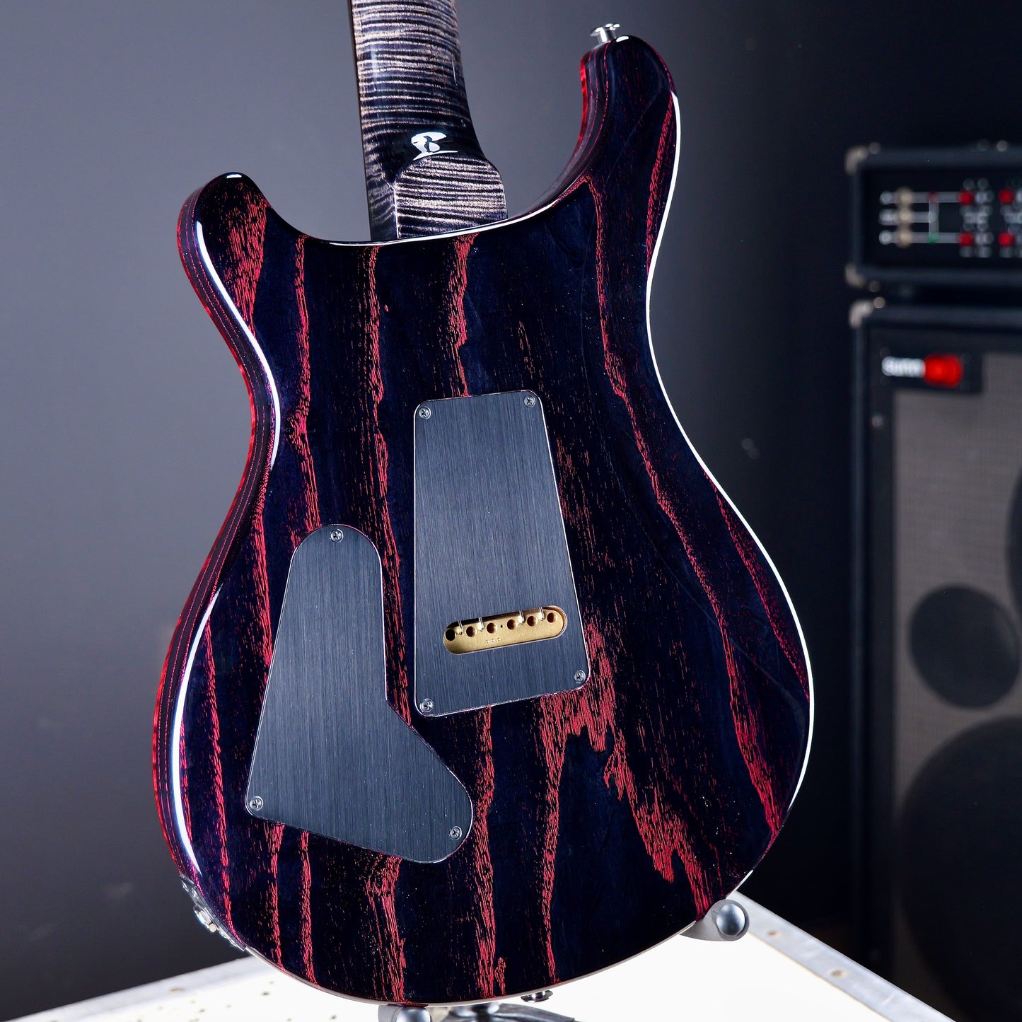 PRS Private Stock Custom 24/08 Blood Red / Black Wash w Matching Grainfill