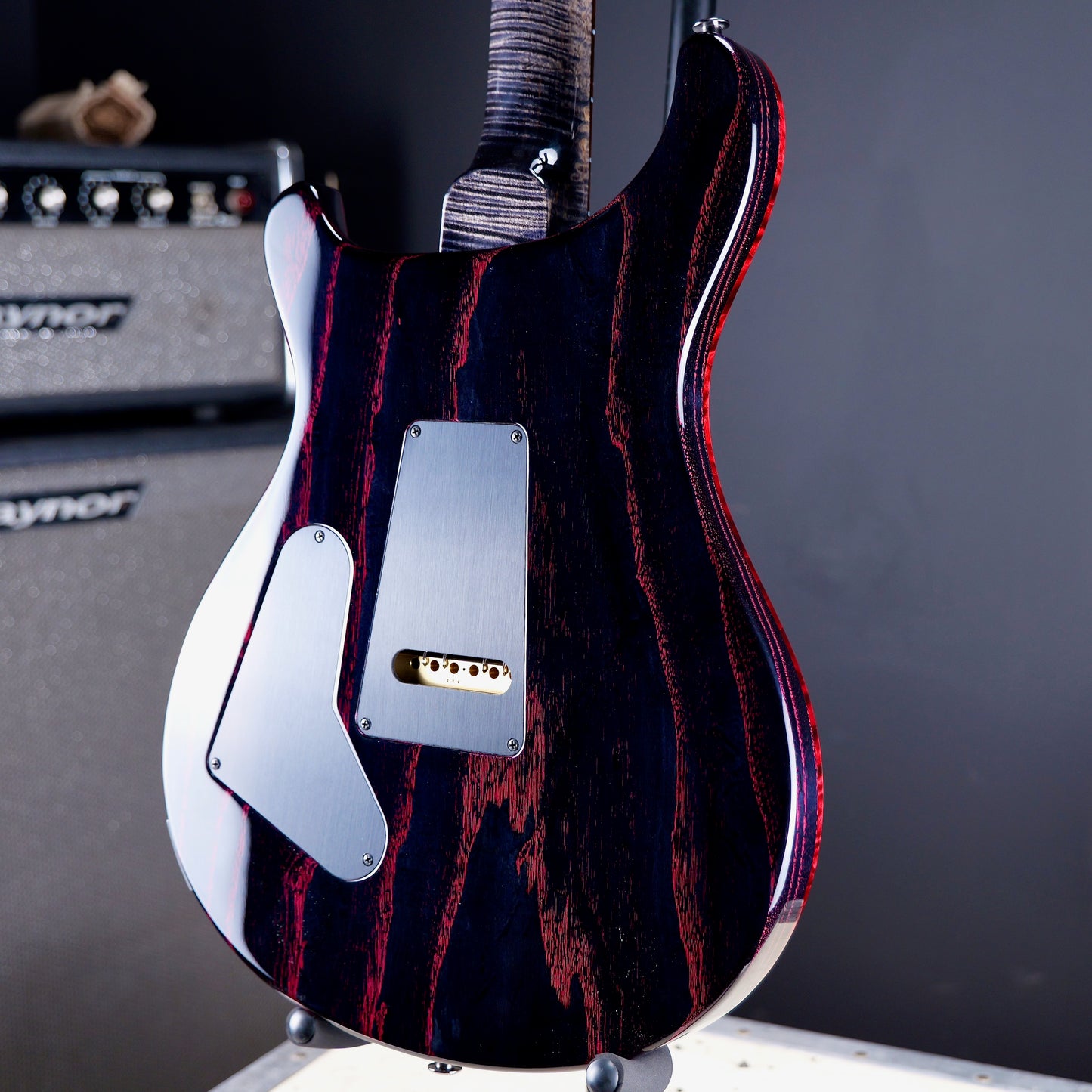 PRS Private Stock Custom 24/08 Blood Red / Black Wash w Matching Grainfill