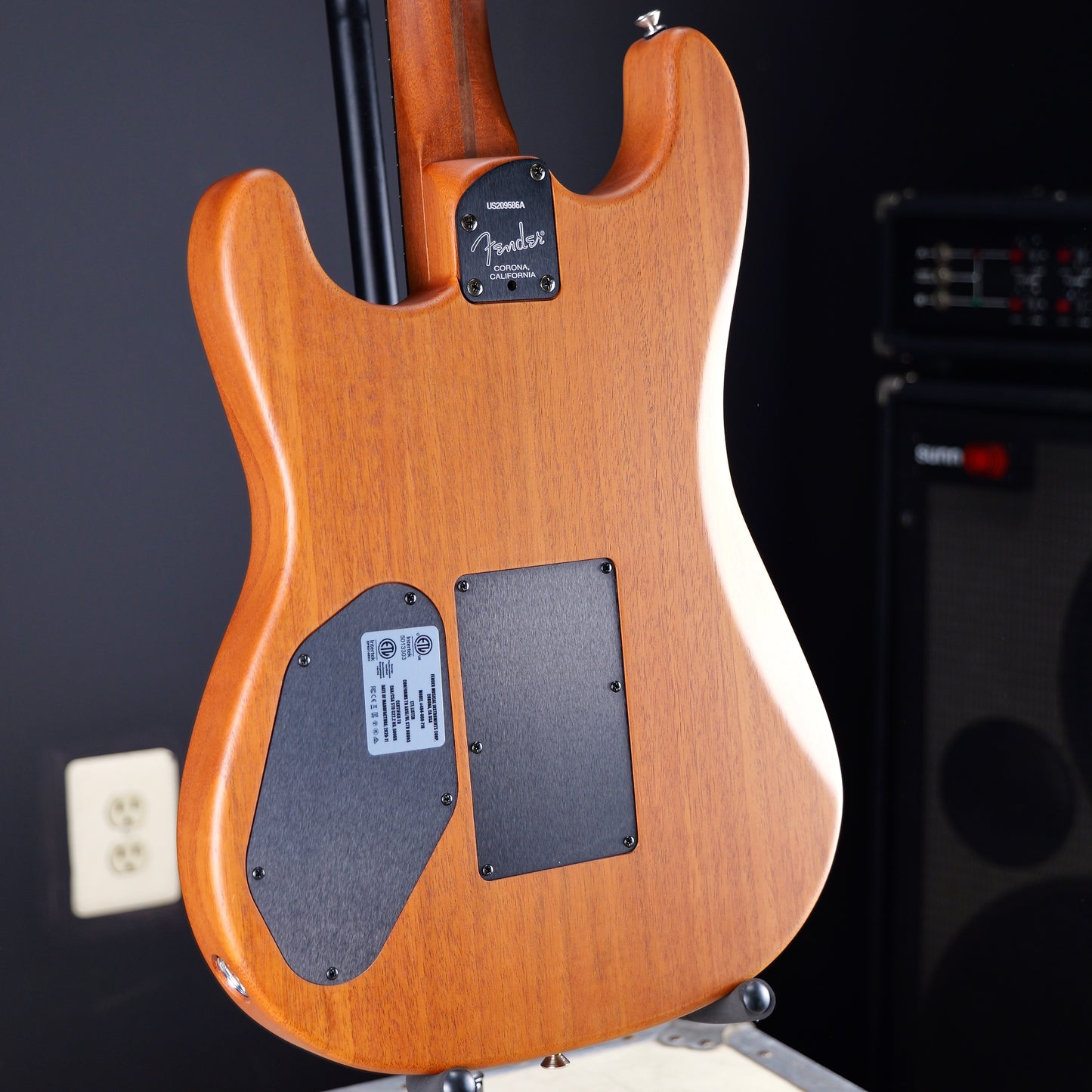 Fender American Acoustasonic Strat Ebony Fingerboard Black