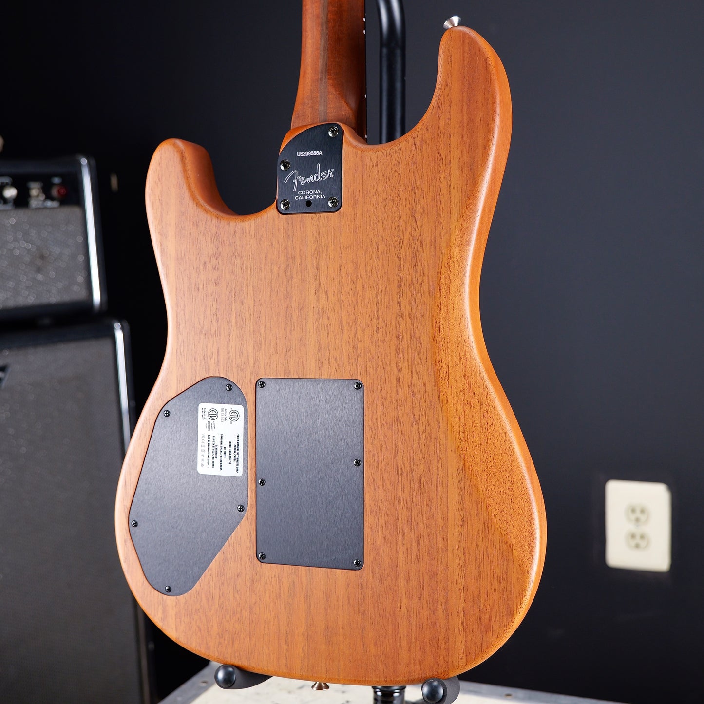 Fender American Acoustasonic Strat Ebony Fingerboard Black