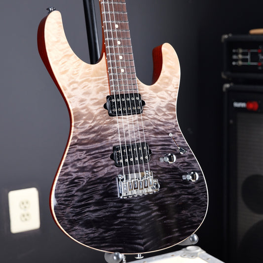 Suhr NAMM 2024 Modern Trans Brown Charcoal Fade