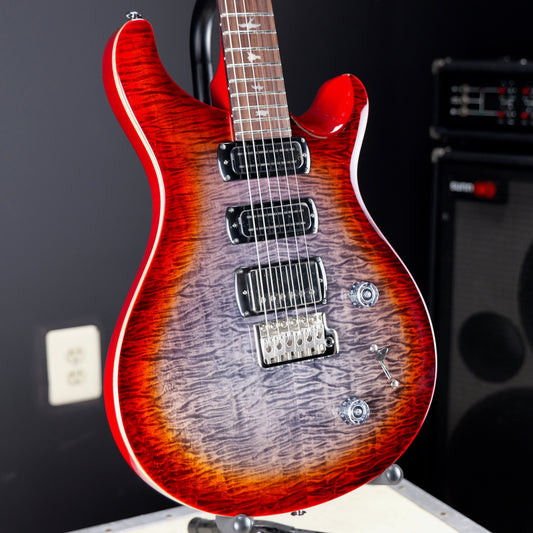 PRS SE Studio Charcoal Cherry Burst