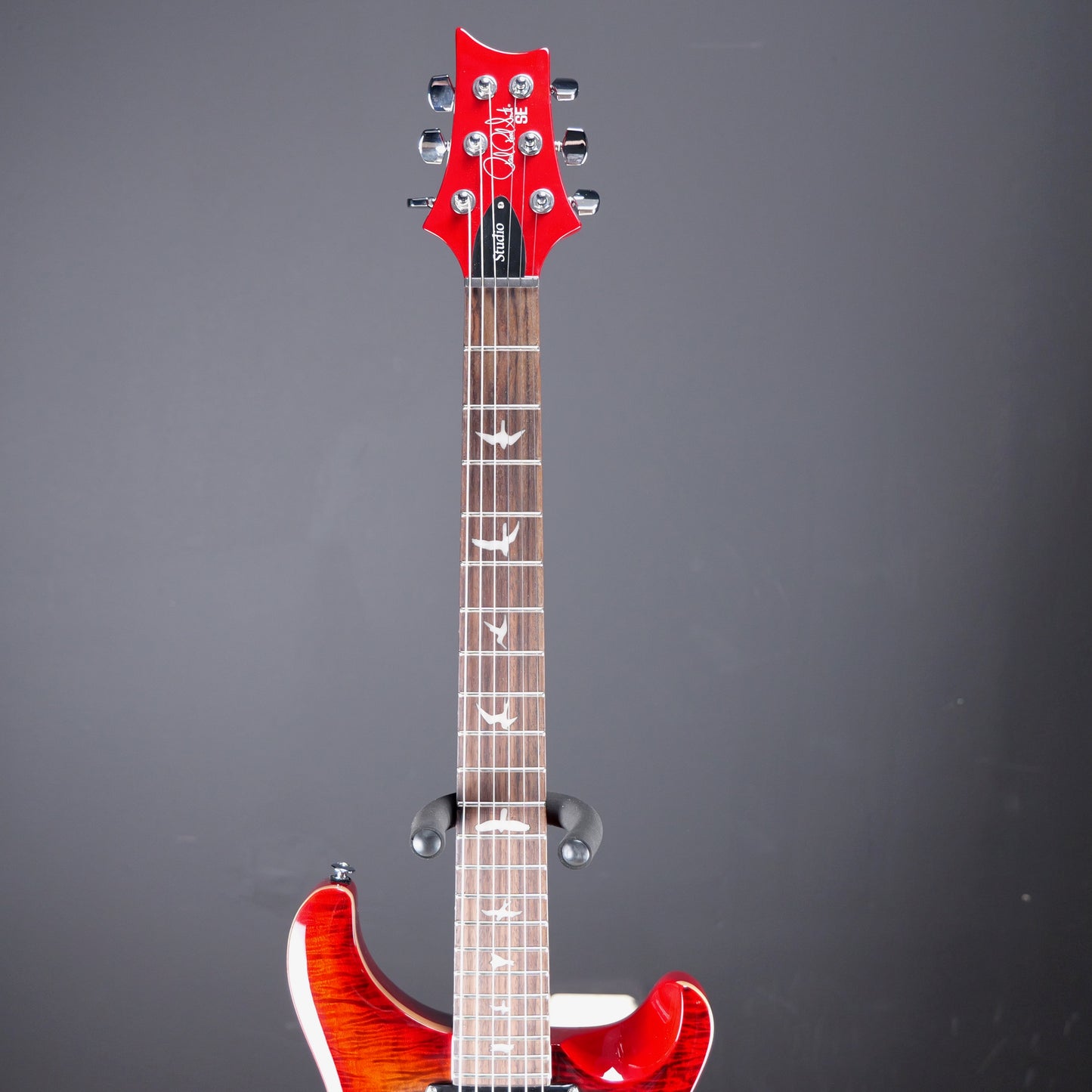 PRS SE Studio Charcoal Cherry Burst