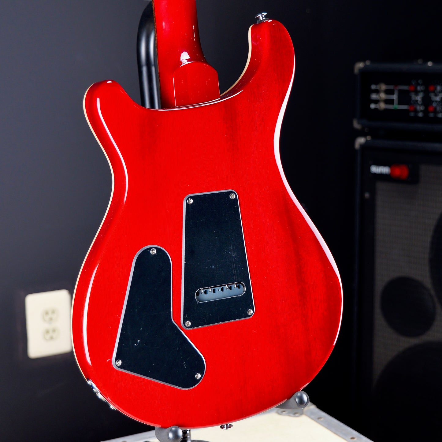 PRS SE Studio Charcoal Cherry Burst