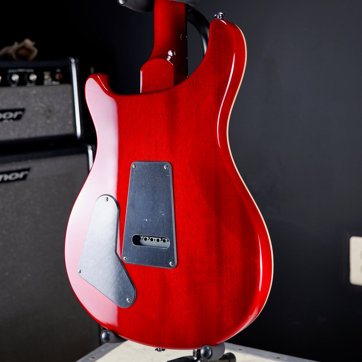 PRS SE Studio Charcoal Cherry Burst