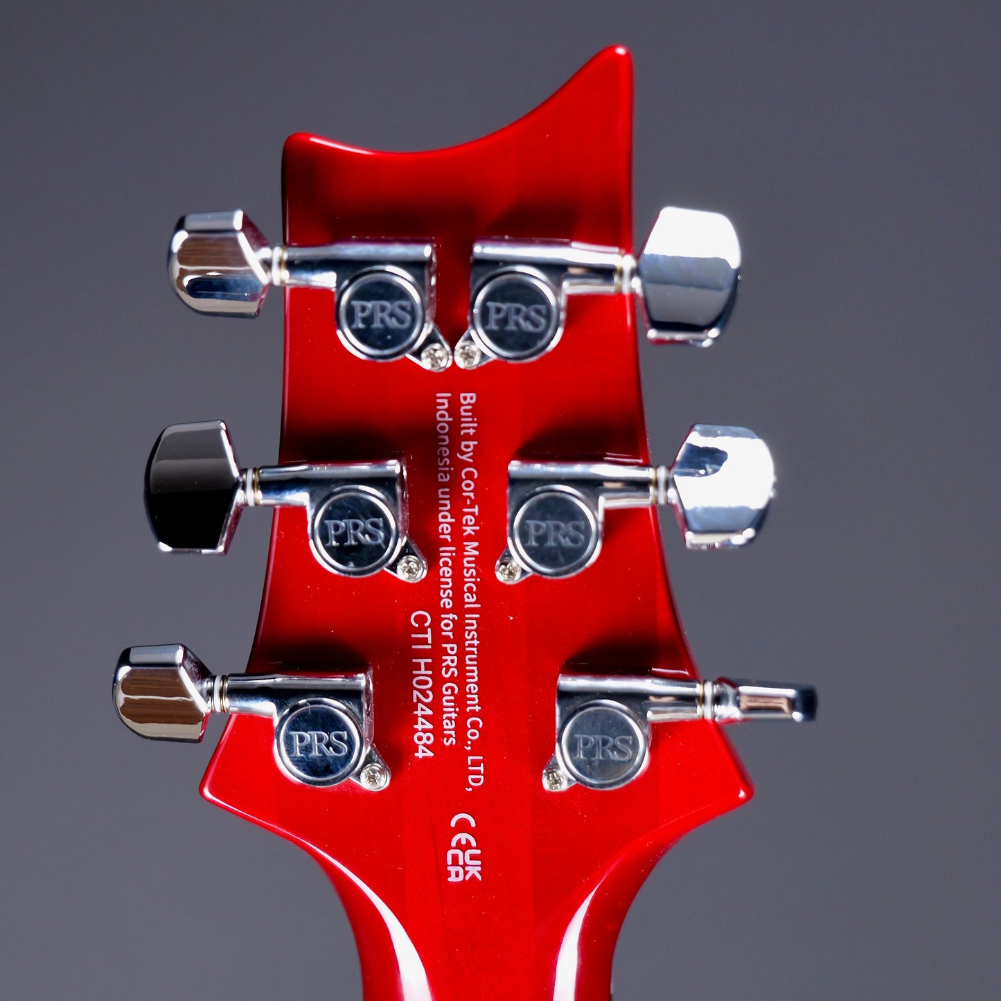 PRS SE Studio Charcoal Cherry Burst