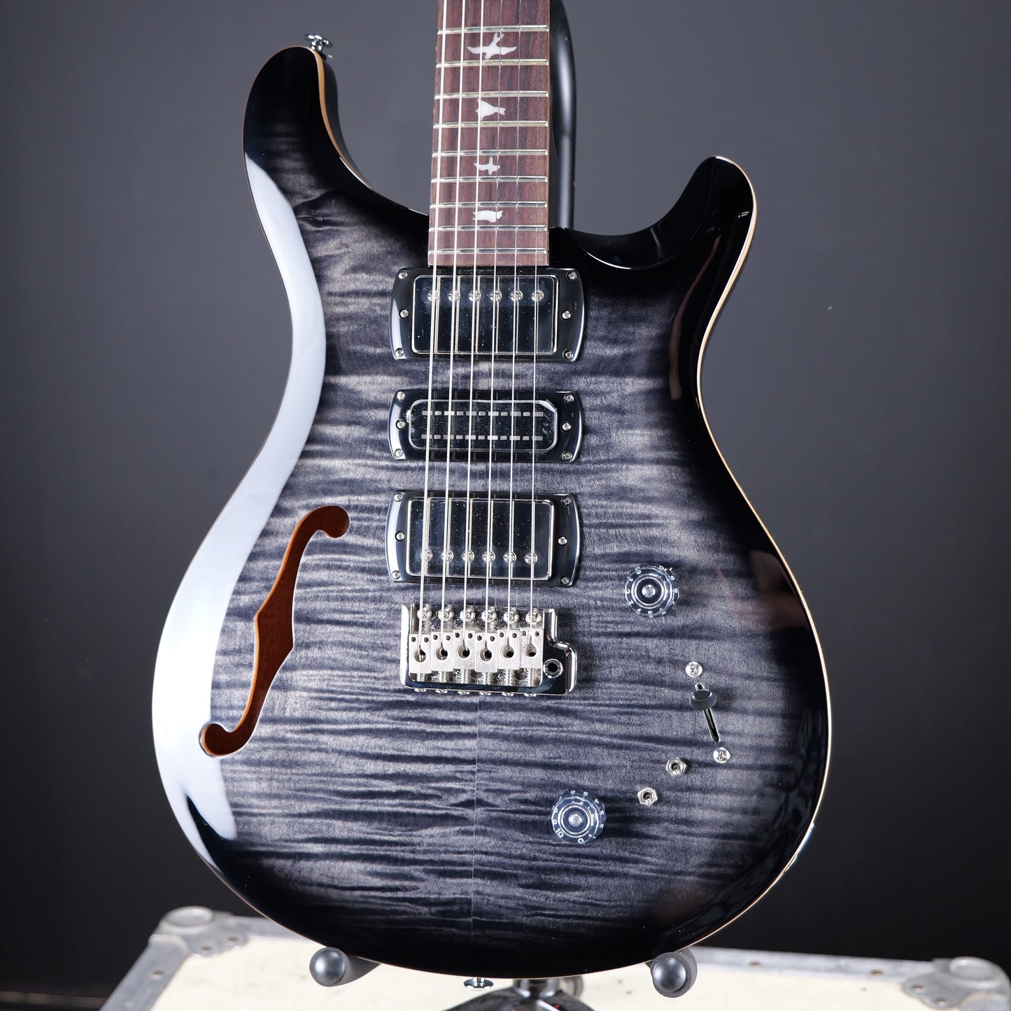 PRS SE Special Semi-Hollow Charcoal Burst