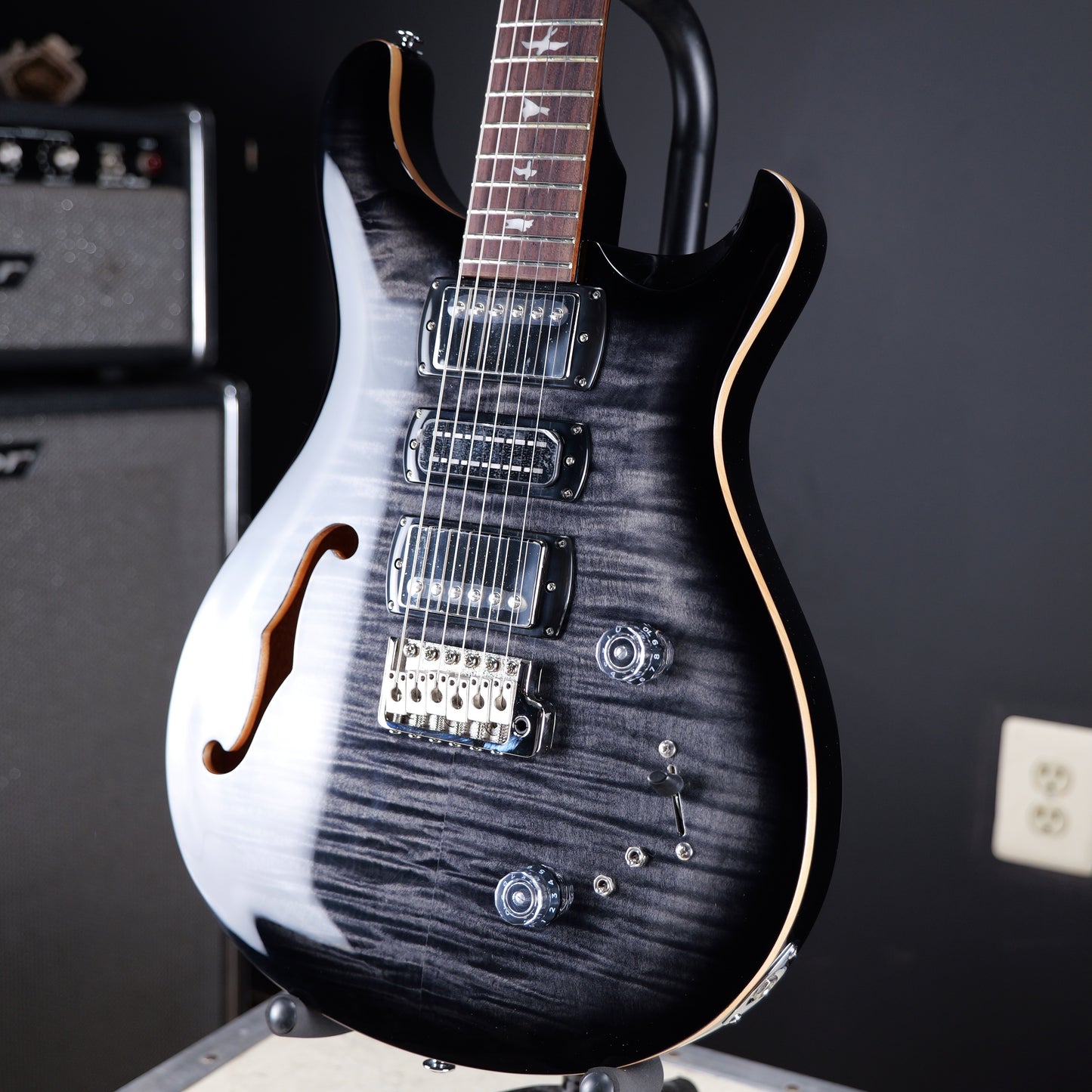 PRS SE Special Semi-Hollow Charcoal Burst