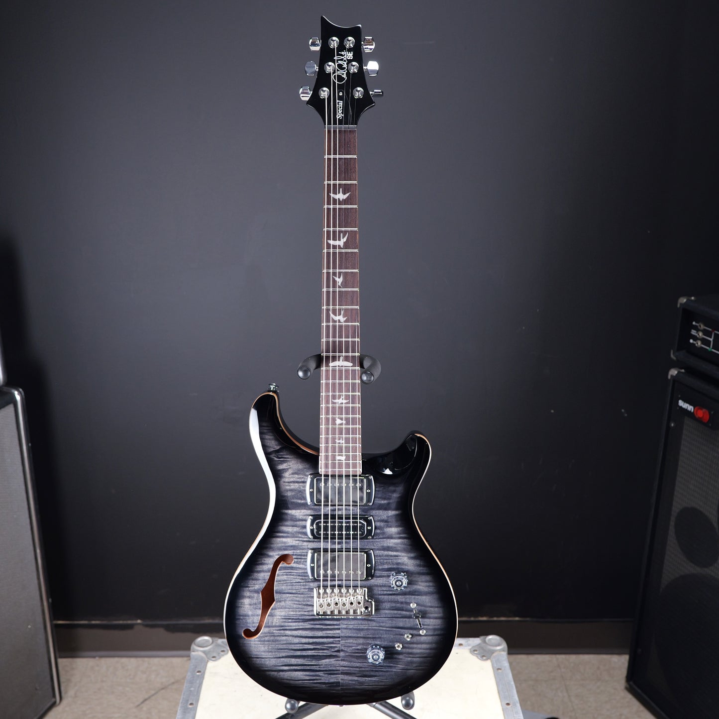 PRS SE Special Semi-Hollow Charcoal Burst
