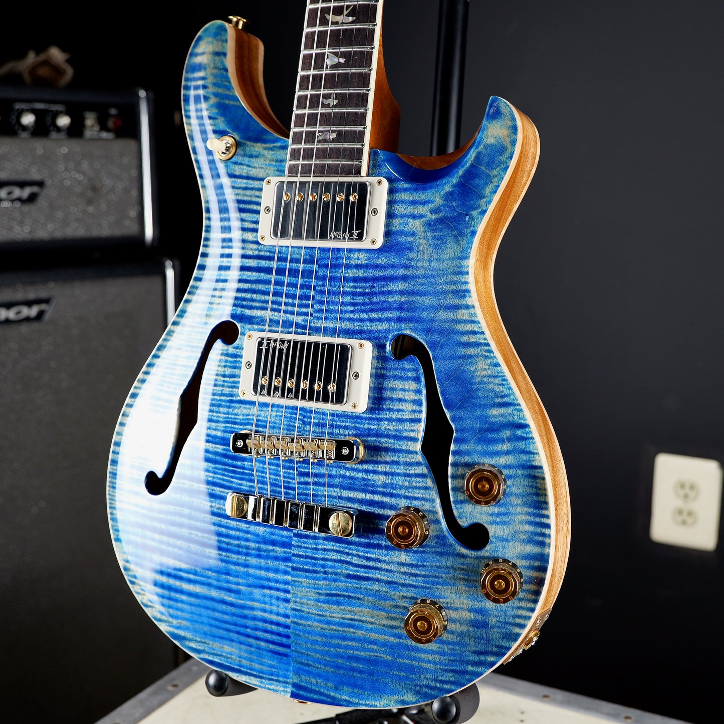 PRS McCarty 594 Hollowbody II 10 Top Faded Blue Jean