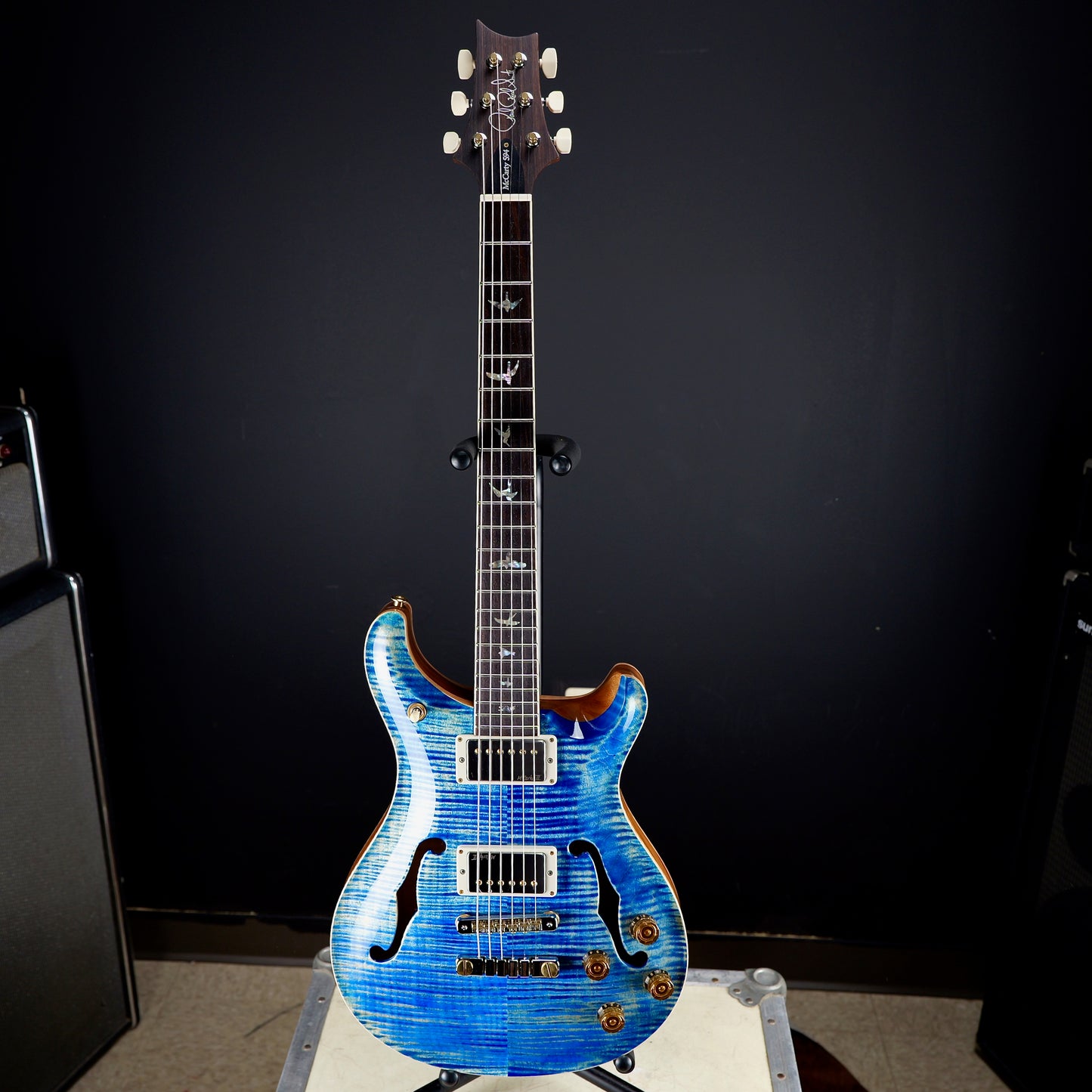PRS McCarty 594 Hollowbody II 10 Top Faded Blue Jean