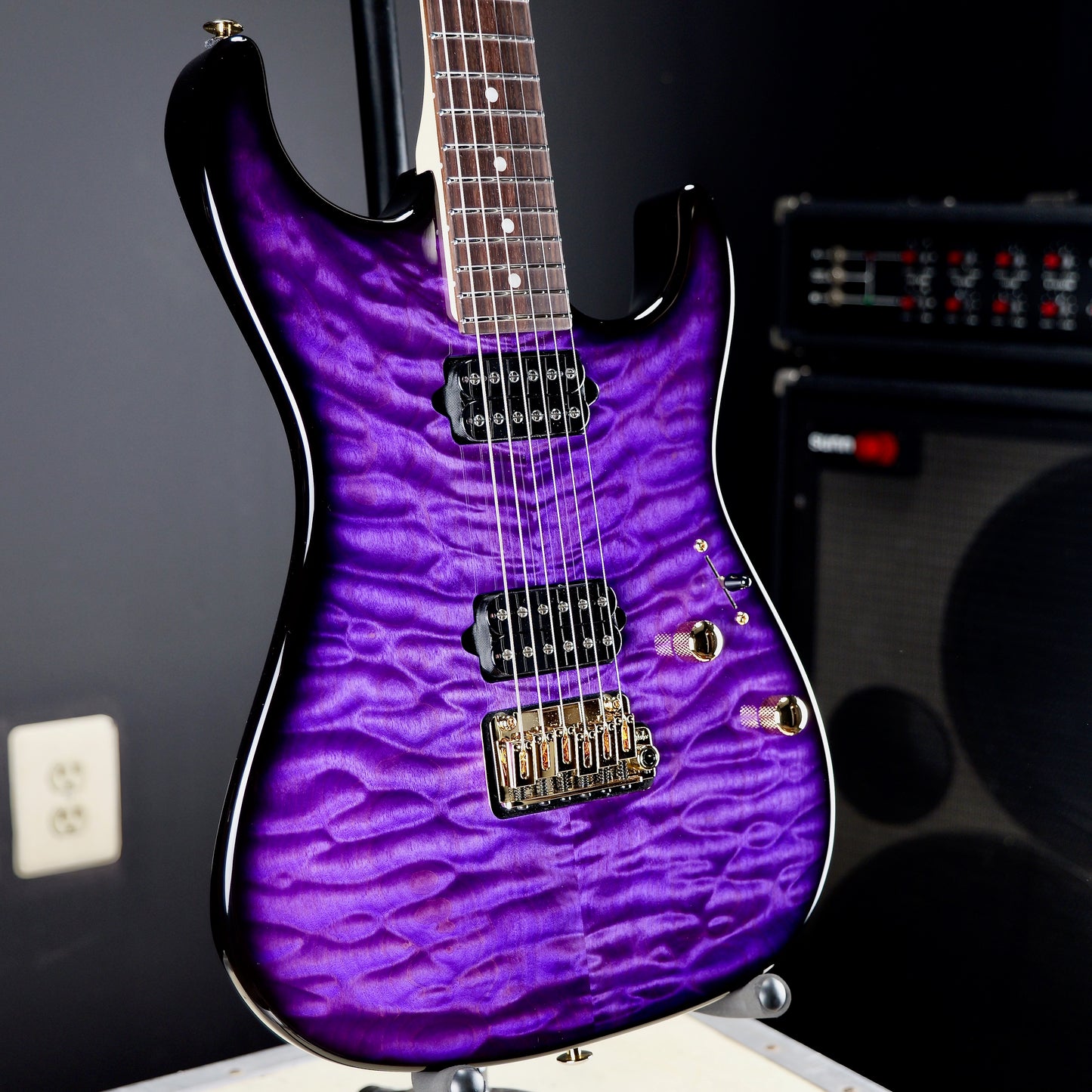 Suhr Standard Trans Purple Thin Burst
