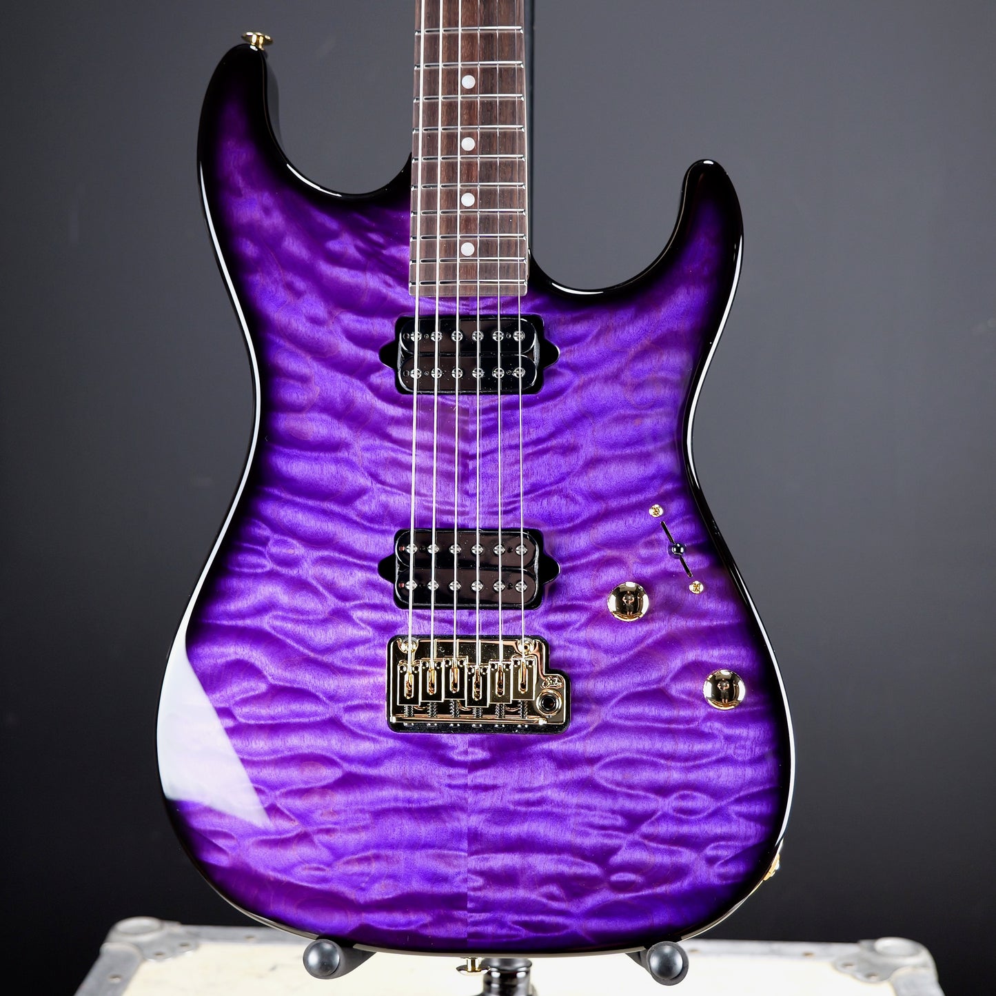 Suhr Standard Trans Purple Thin Burst