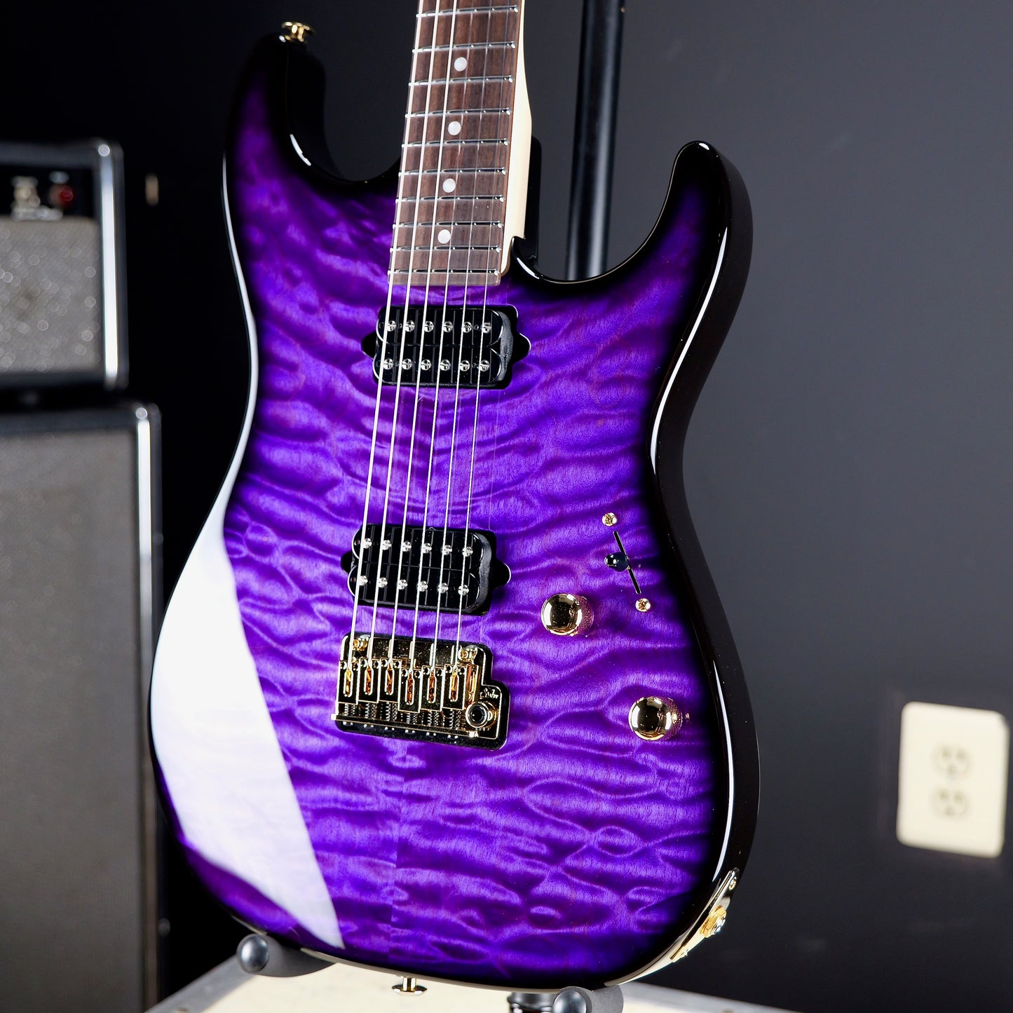 Suhr Standard Trans Purple Thin Burst