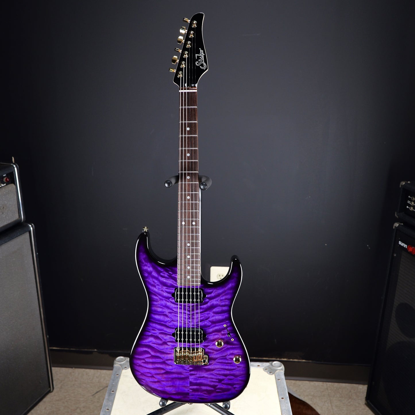 Suhr Standard Trans Purple Thin Burst
