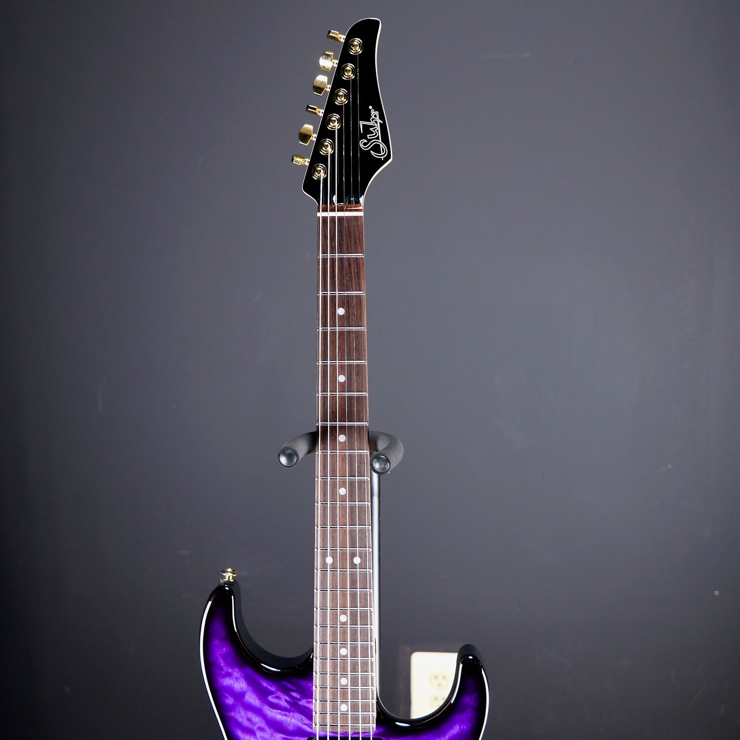 Suhr Standard Trans Purple Thin Burst