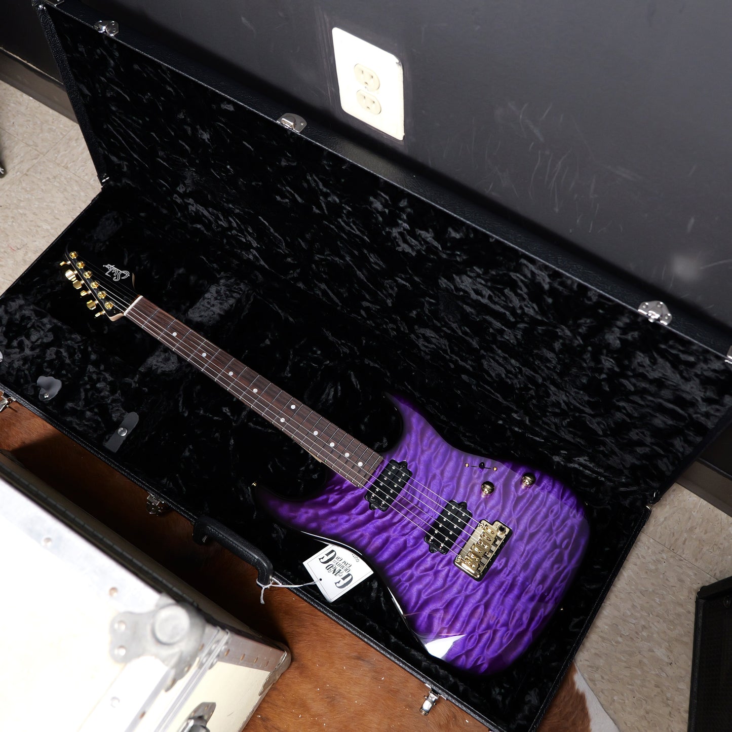 Suhr Standard Trans Purple Thin Burst