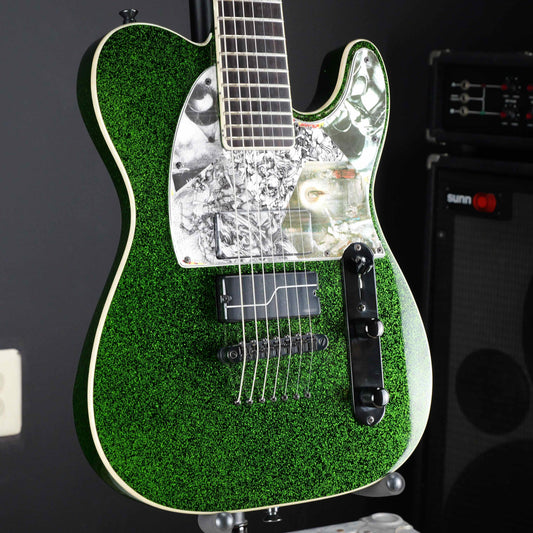ESP LTD SCT-607B Stephen Carpenter Signature 7 String Green Sparkle