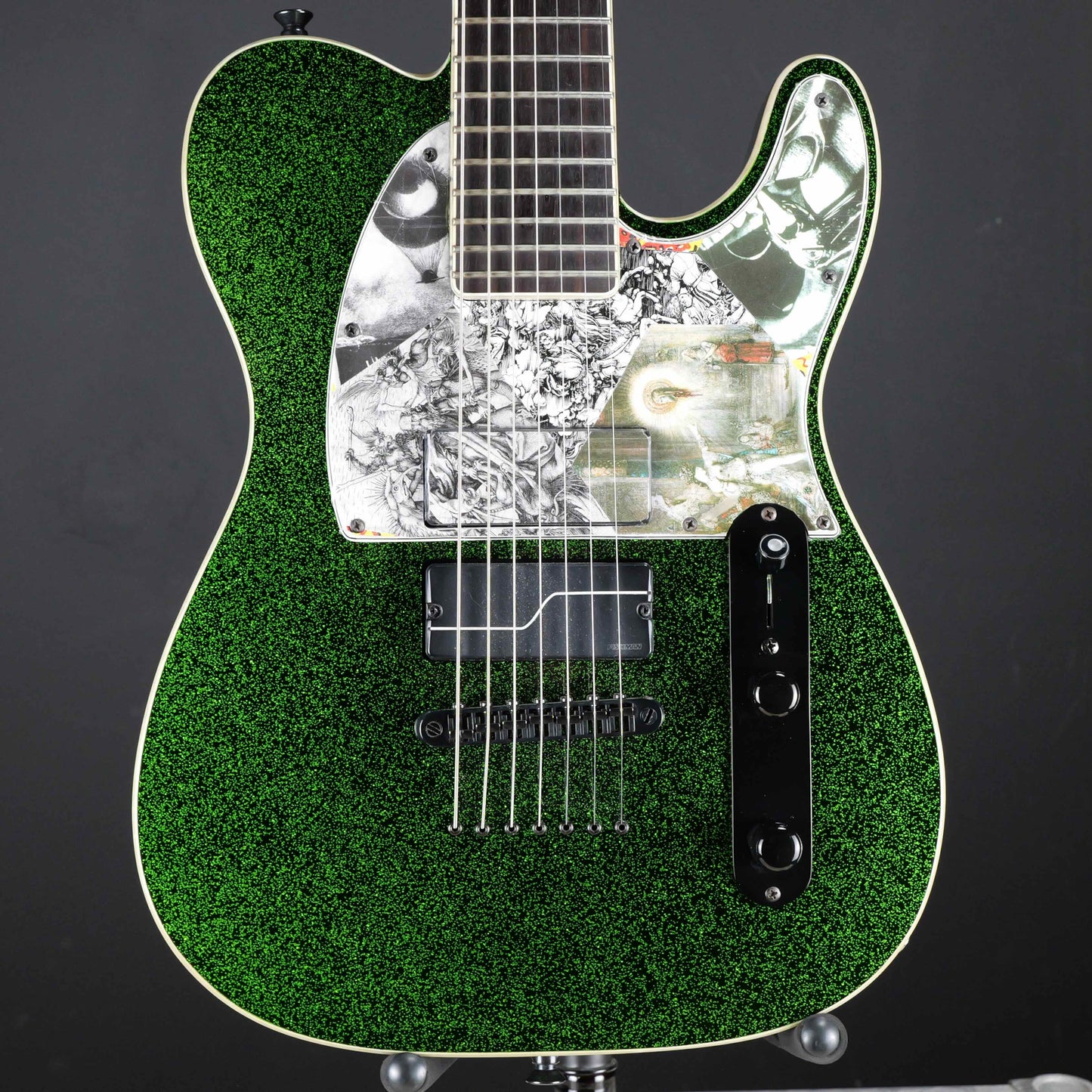 ESP LTD SCT-607B Stephen Carpenter Signature 7 String Green Sparkle