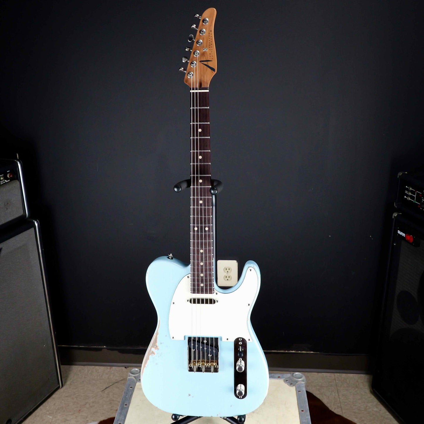 Tom Anderson T Icon Sonic Blue In Distress