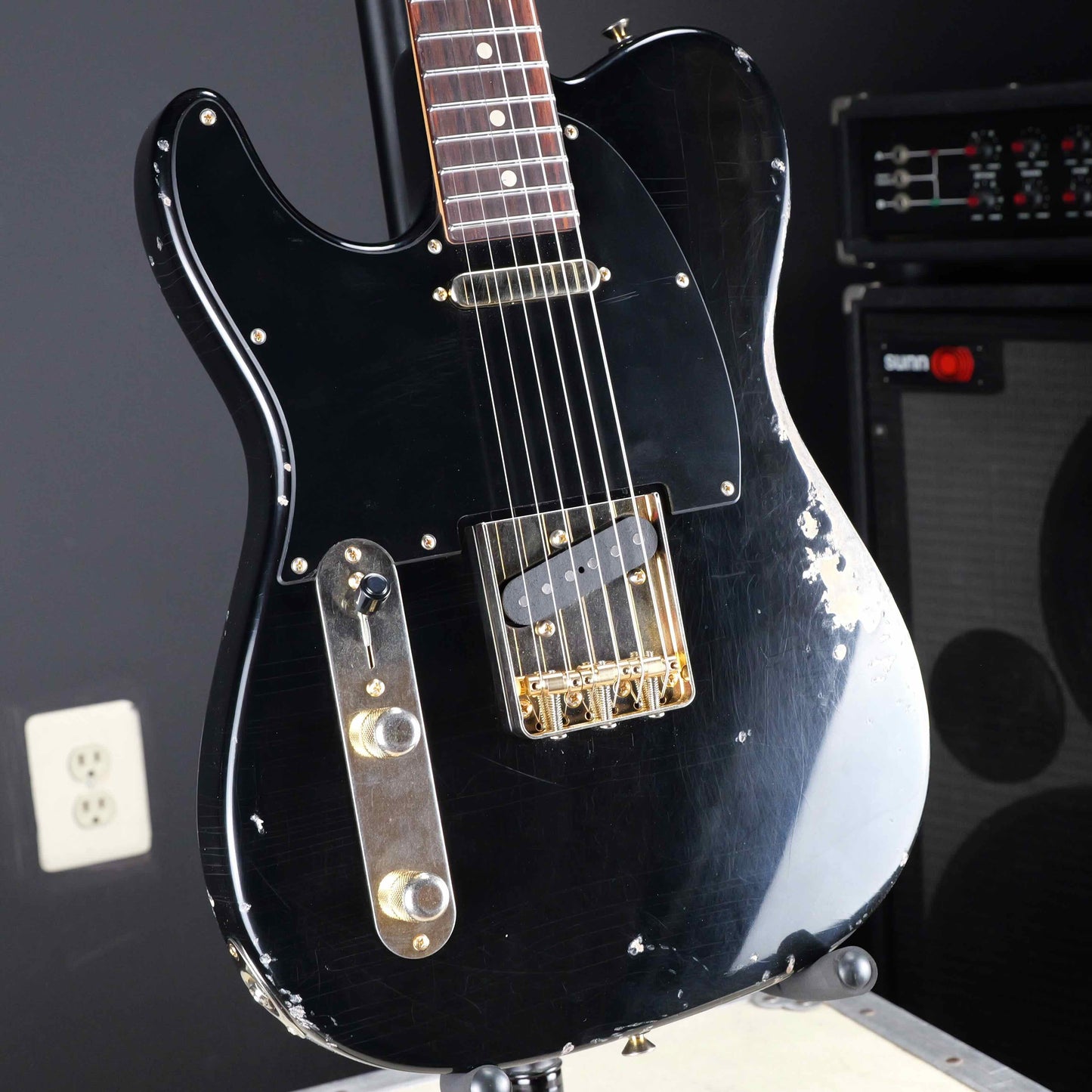 Tom Anderson Lefty T Icon Contoured Black In Distress