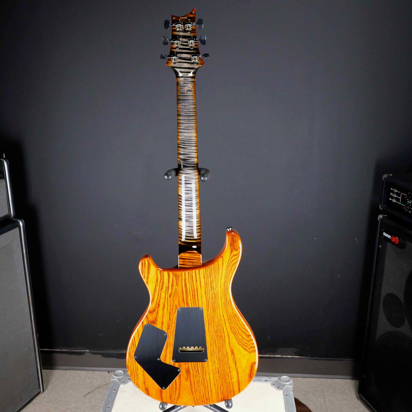 PRS Wood Library Modern Eagle V 10 Top Burnt Maple Leaf
