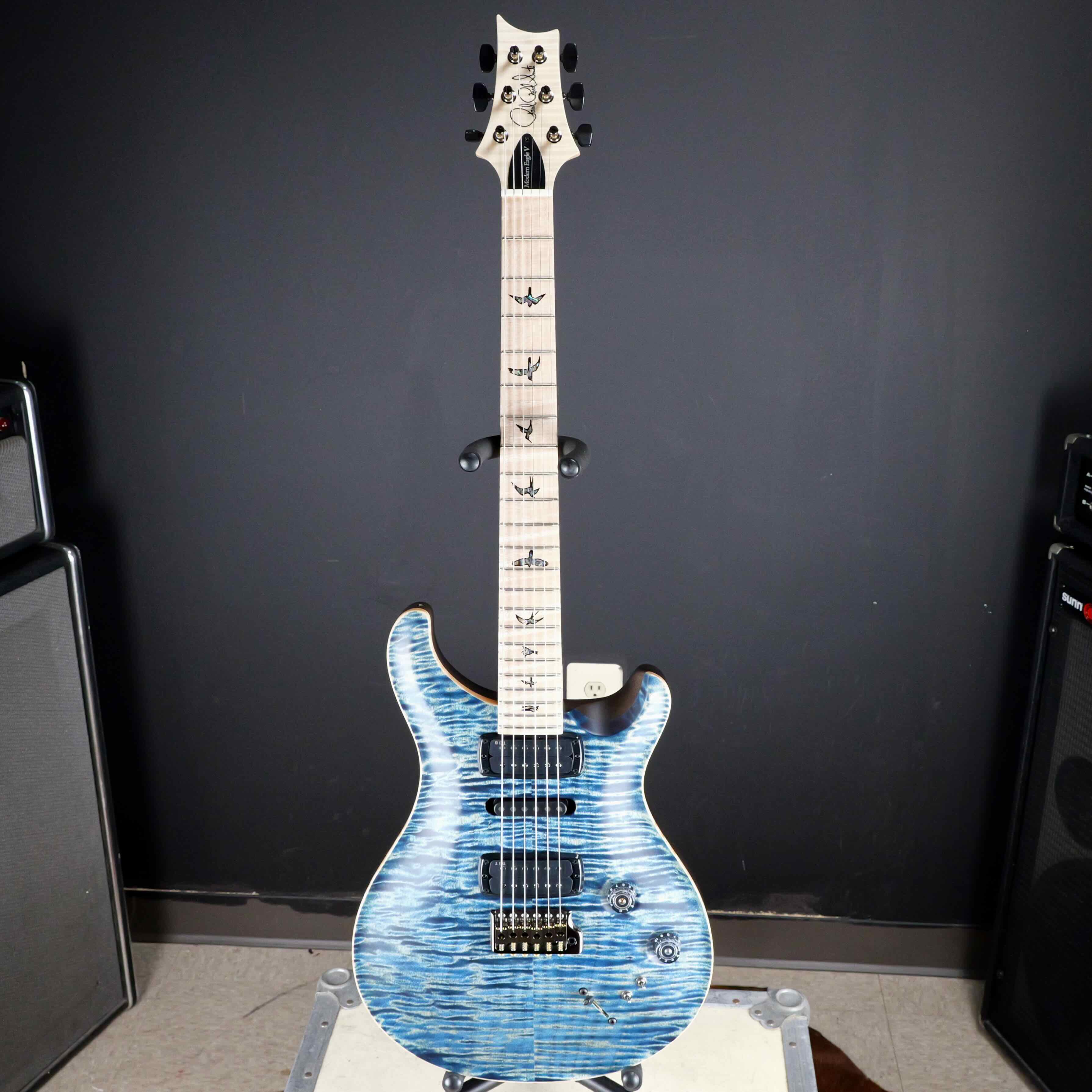 PRS Wood Library Modern Eagle V Custom Color 10 Top Satin – Matt's