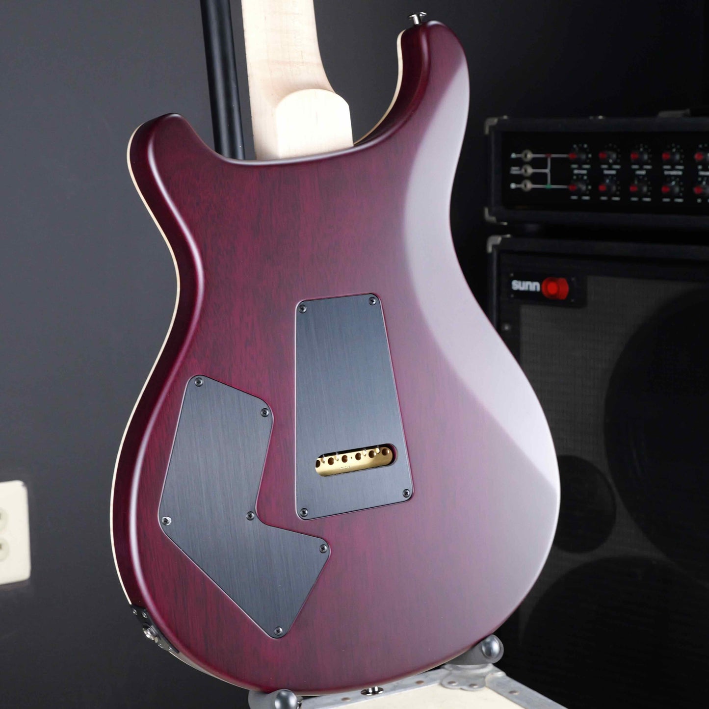 PRS Wood Library Modern Eagle V Aquableux Purple Burst 10 Top Satin