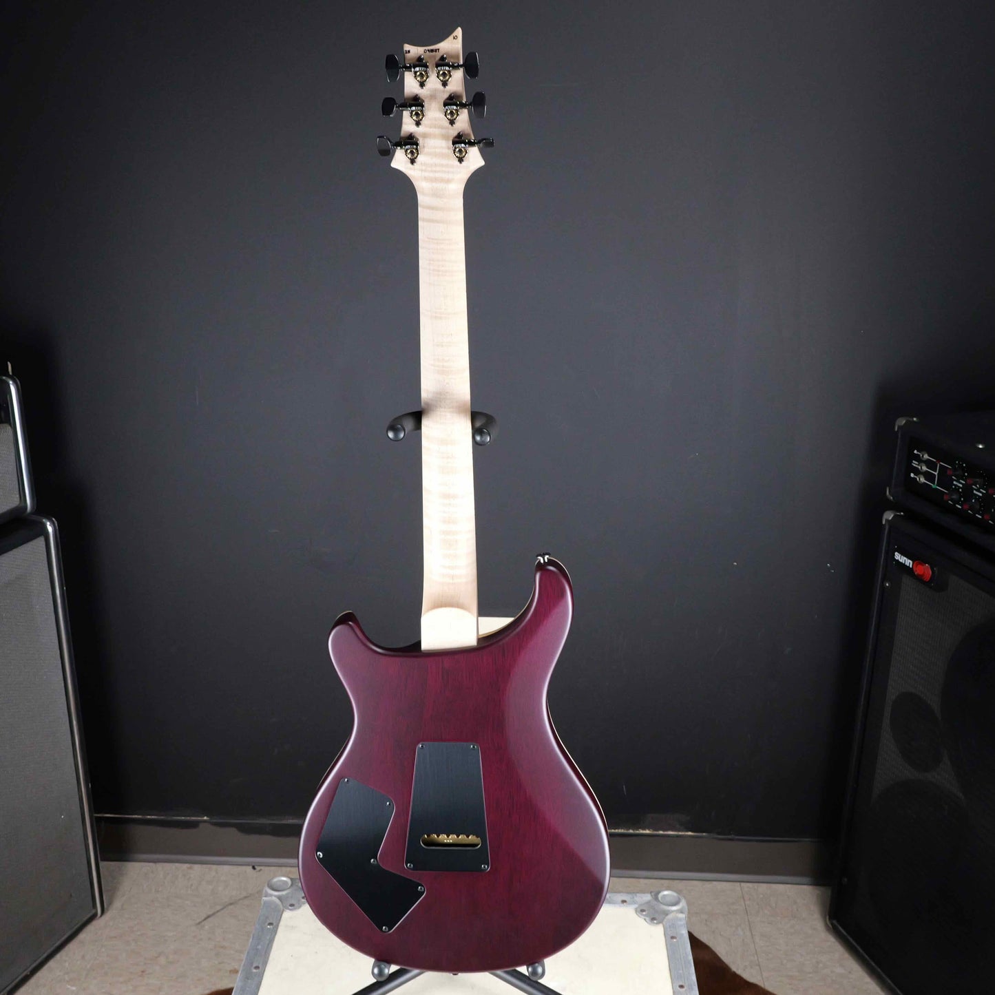 PRS Wood Library Modern Eagle V Aquableux Purple Burst 10 Top Satin