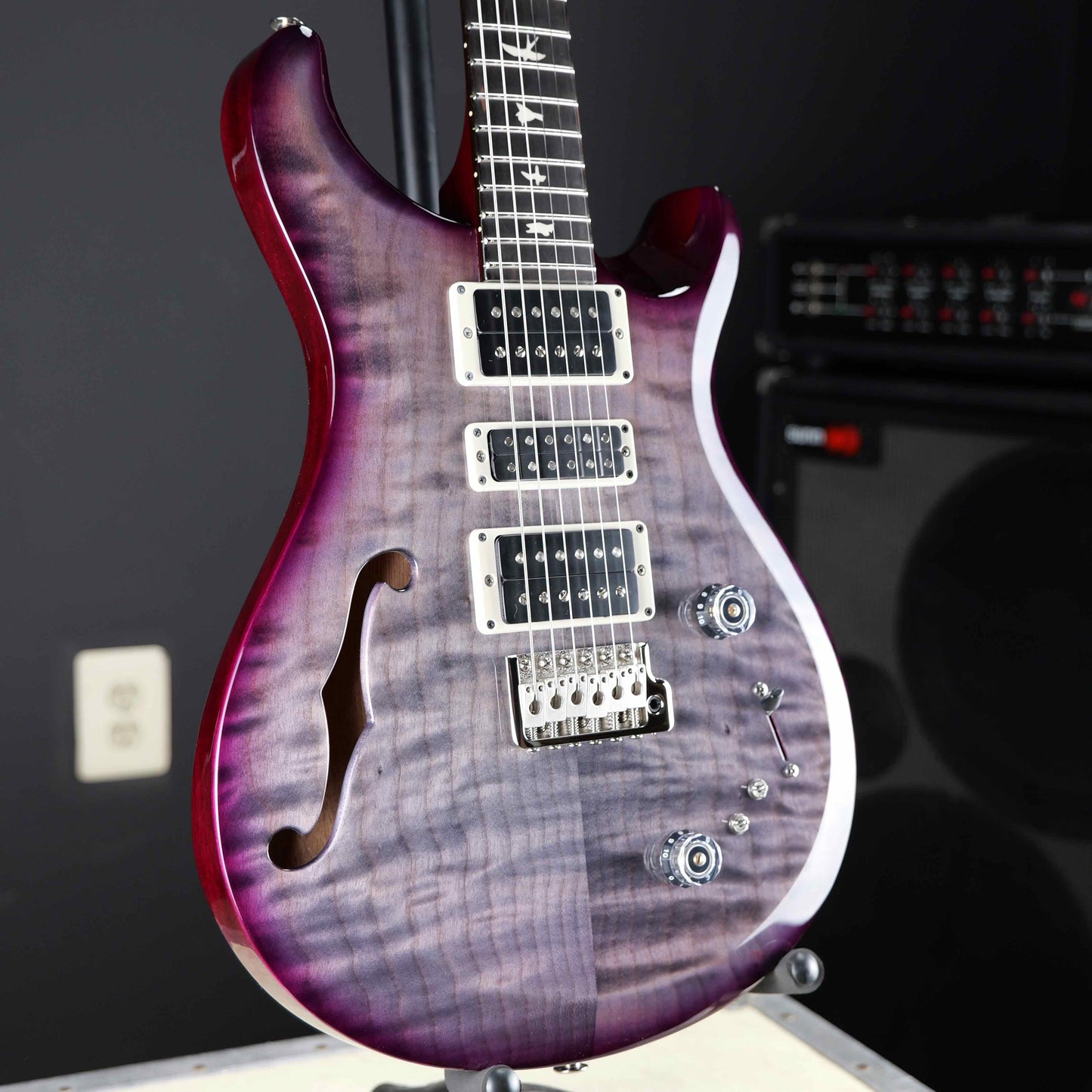 PRS S2 Special Semi-Hollow Limited Run Faded Gray Black Purple Burst