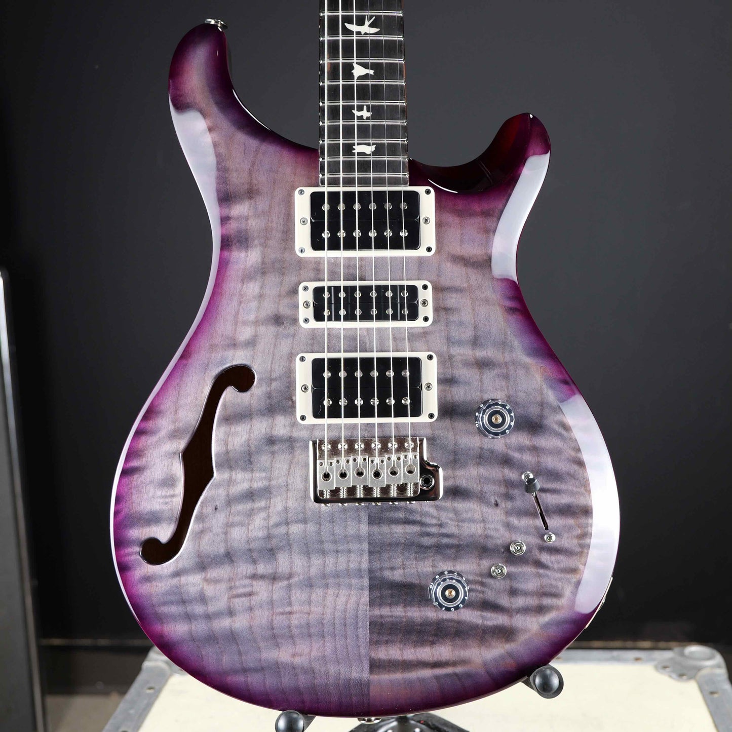 PRS S2 Special Semi-Hollow Limited Run Faded Gray Black Purple Burst
