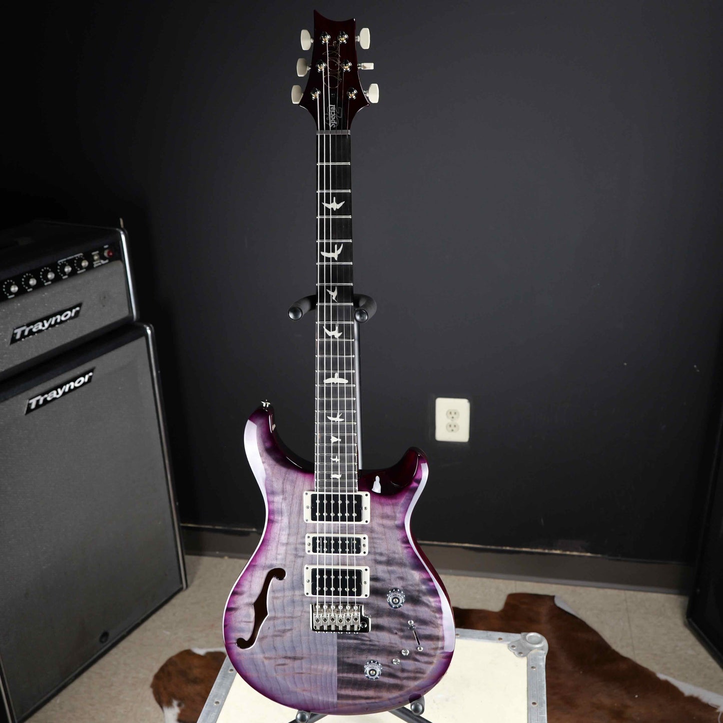 PRS S2 Special Semi-Hollow Limited Run Faded Gray Black Purple Burst