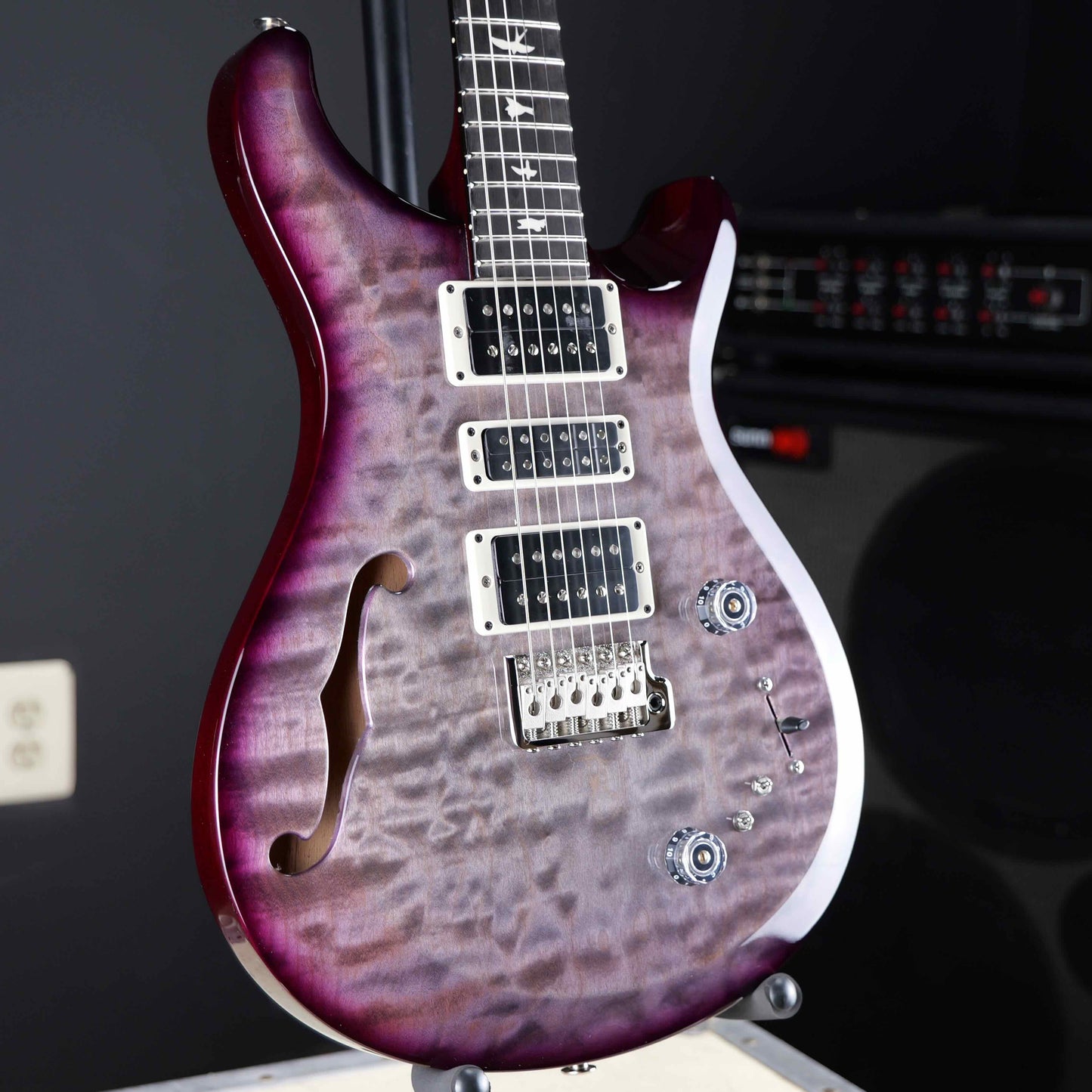 PRS S2 Special Semi-Hollow Limited Run Faded Gray Black Purple Burst