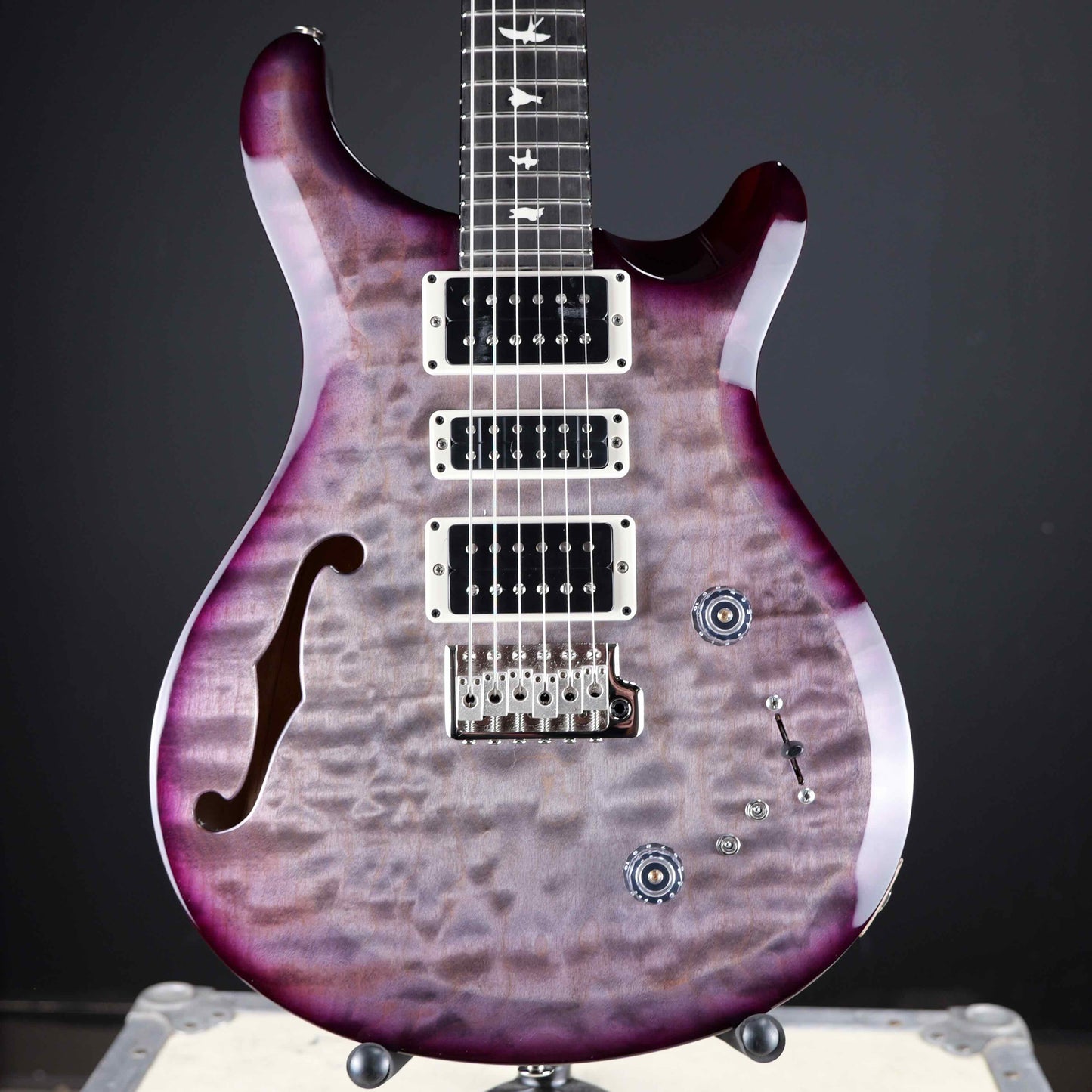 PRS S2 Special Semi-Hollow Limited Run Faded Gray Black Purple Burst