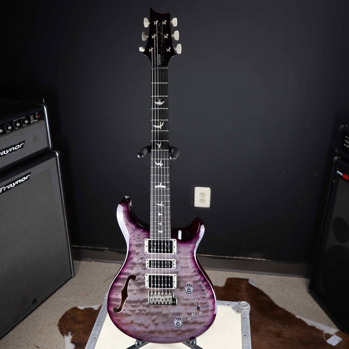 PRS S2 Special Semi-Hollow Limited Run Faded Gray Black Purple Burst