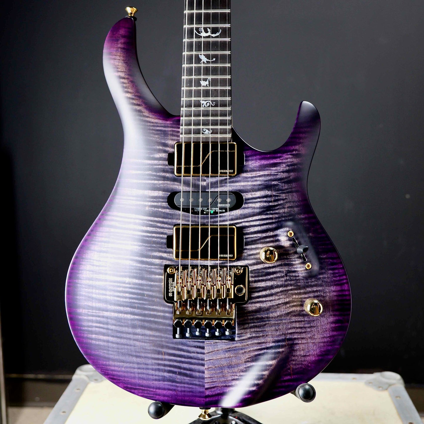 PRS Chleo Limited Edition Herman Li Charcoal Purple Burst