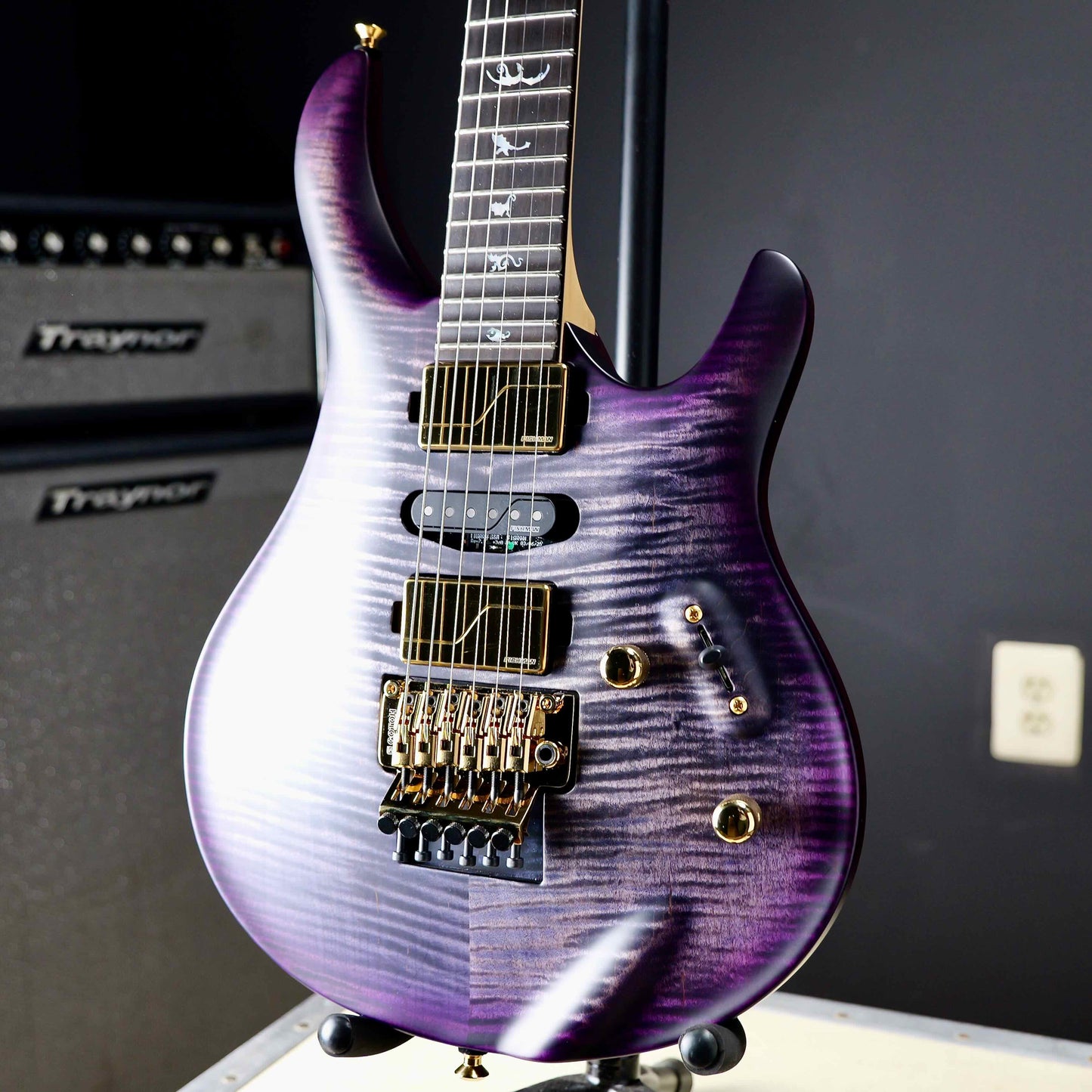 PRS Chleo Limited Edition Herman Li Charcoal Purple Burst