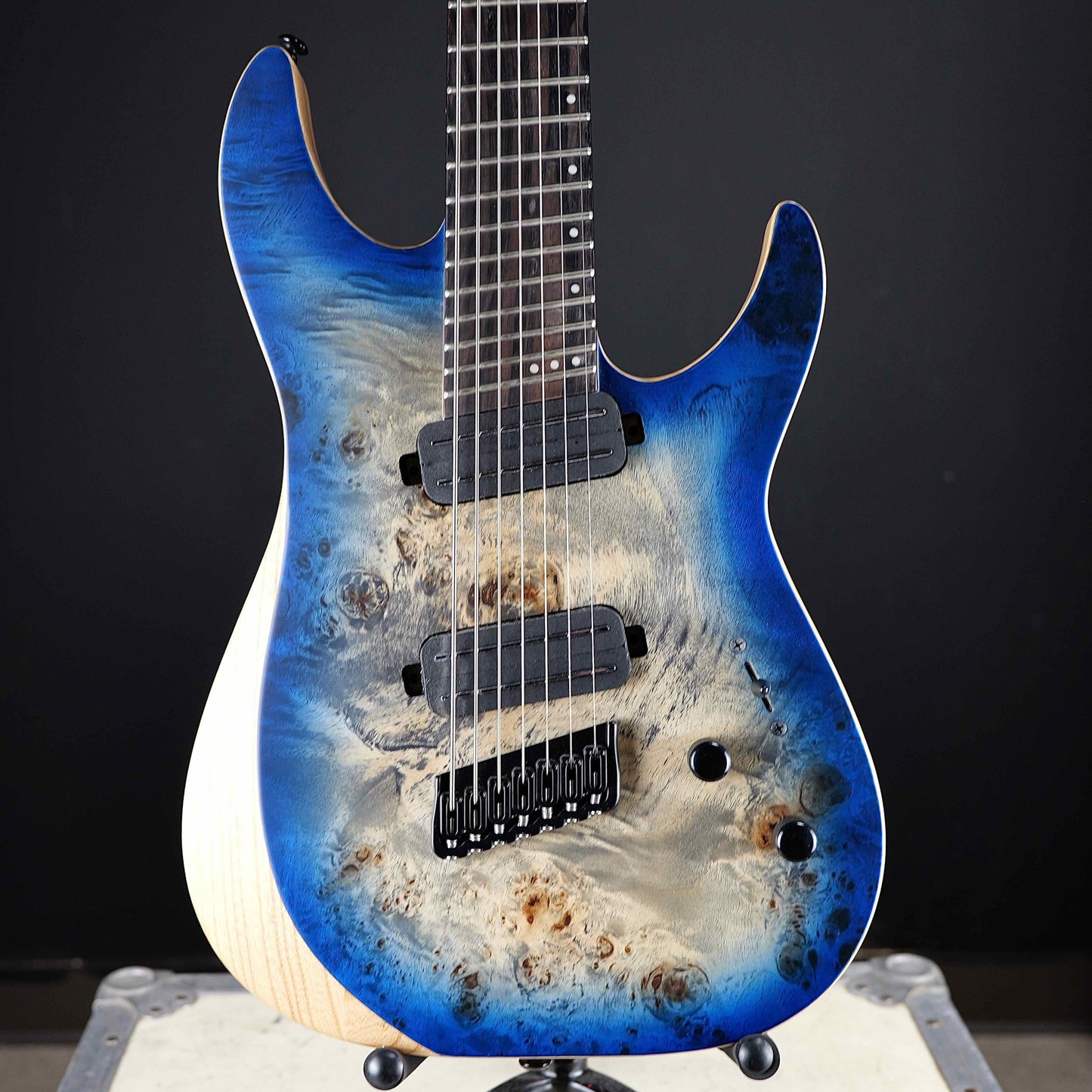 Schecter Reaper 7 Multiscale Satin Sky Burst